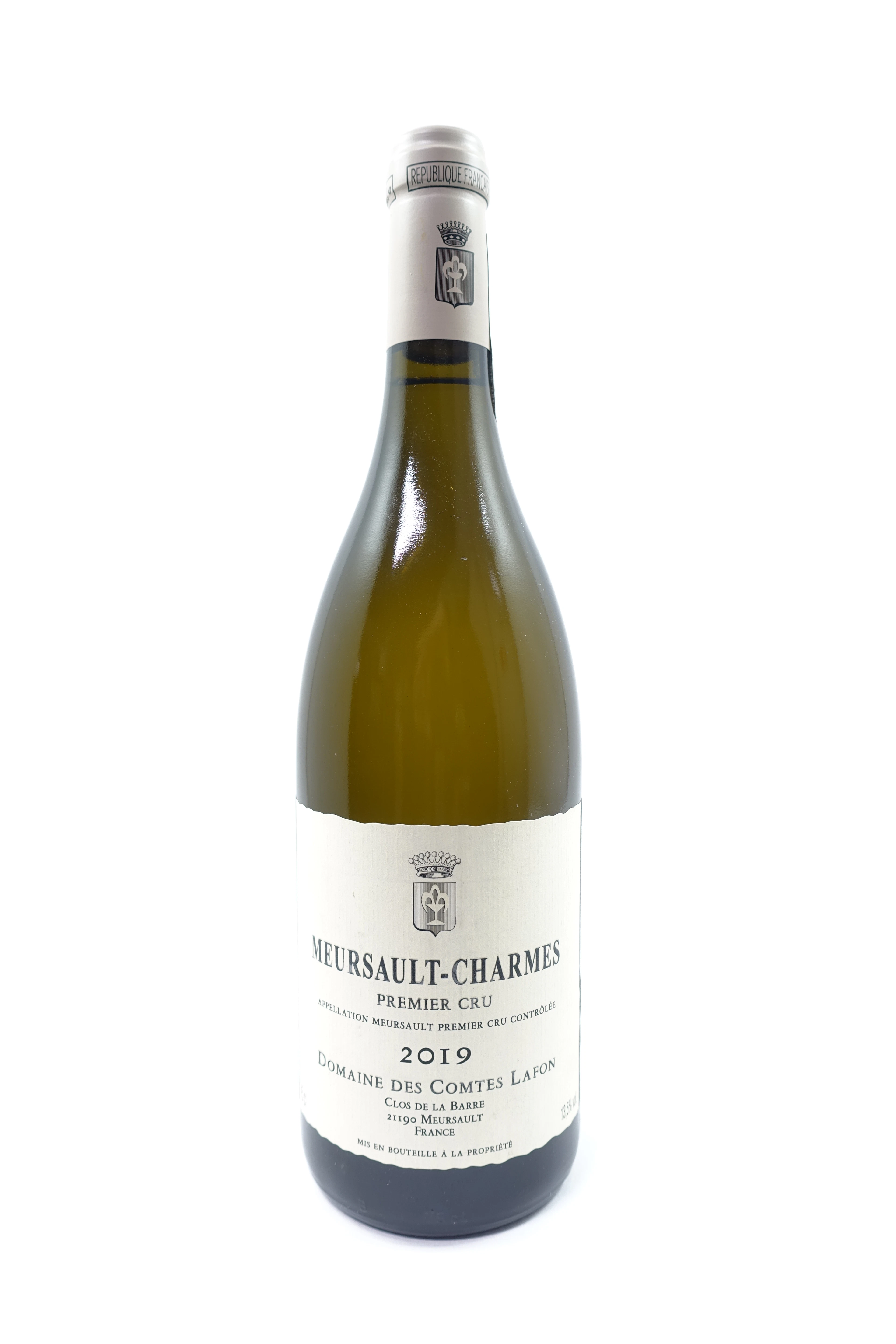 1 bt MEURSAULT 2019 1er Cru Charmes. Domaine des Comtes Lafon