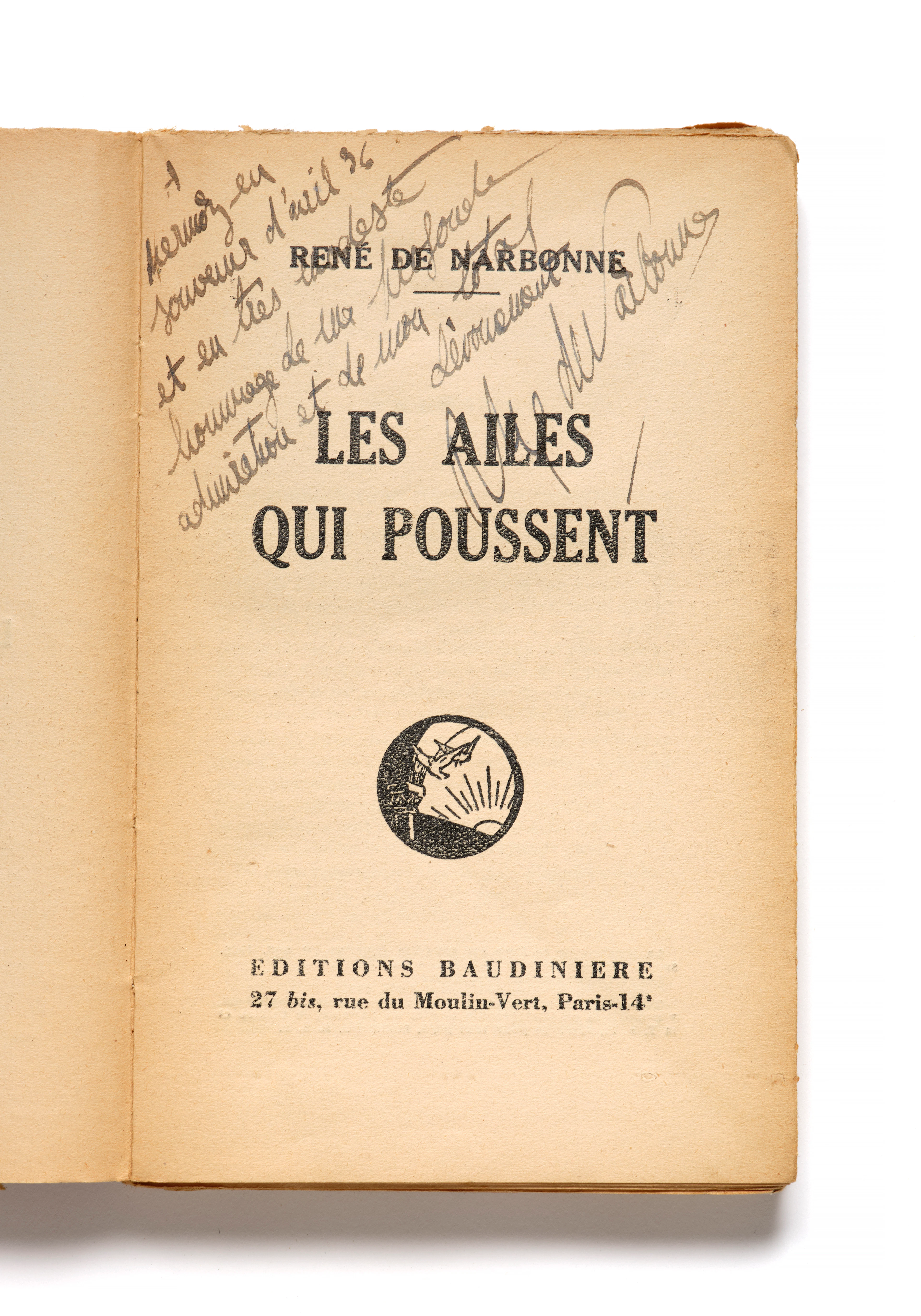 NARBONNE (Marie Joseph Jean René Motais, dit René de)