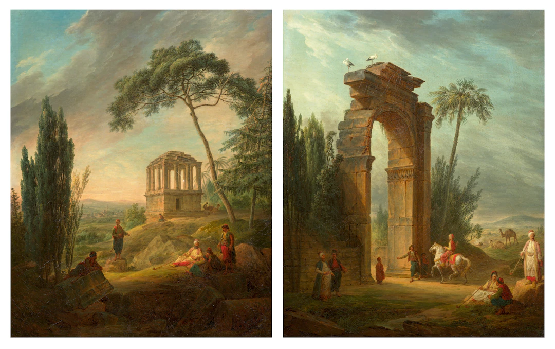 Jean-Baptiste HILAIRE Audun-le-Tiche, 1751 - Paris, après 1822 Paysage
