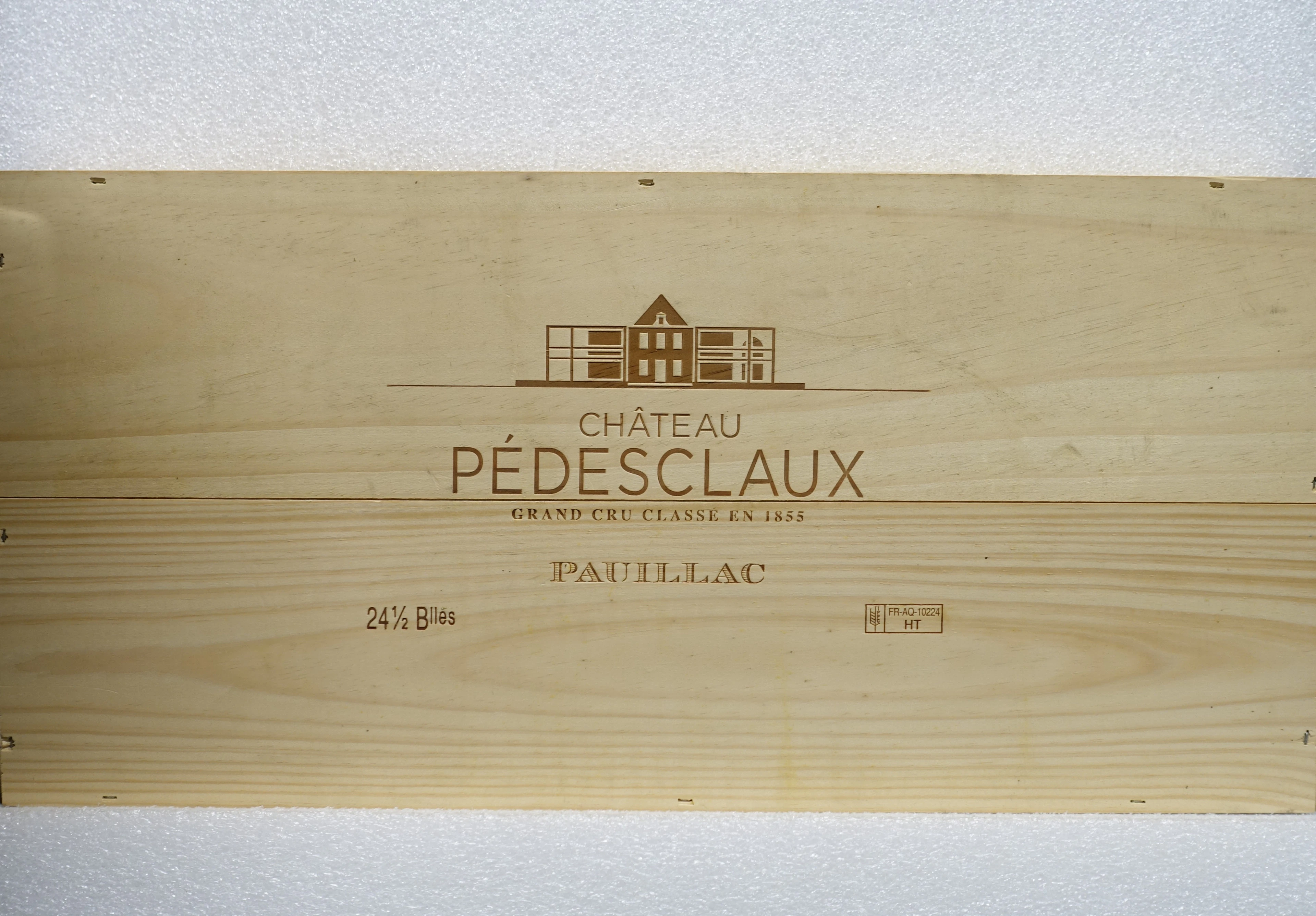 24 demi-bts CH PEDESCLAUX 2020 5è GC Pauillac