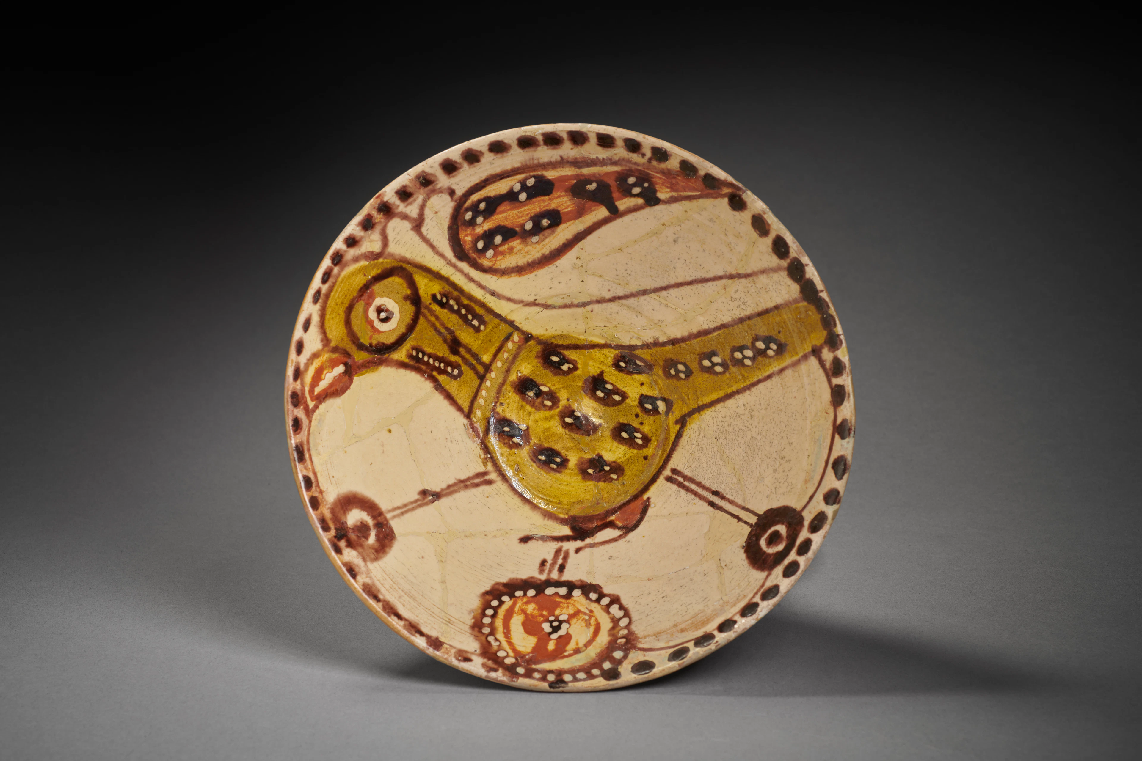 A Sari Bowl with a Bird