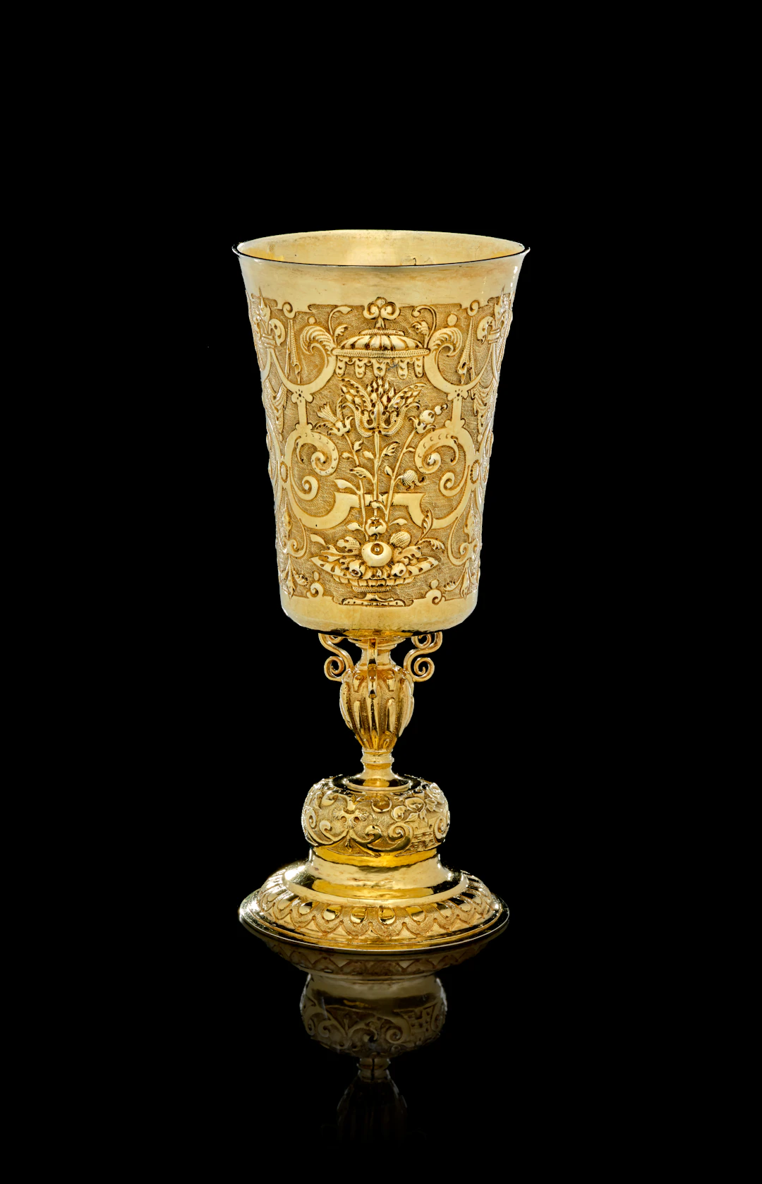 A German silver-gilt cup, Franz Schorer, Rottenbourg am Neckar, circa 1610
