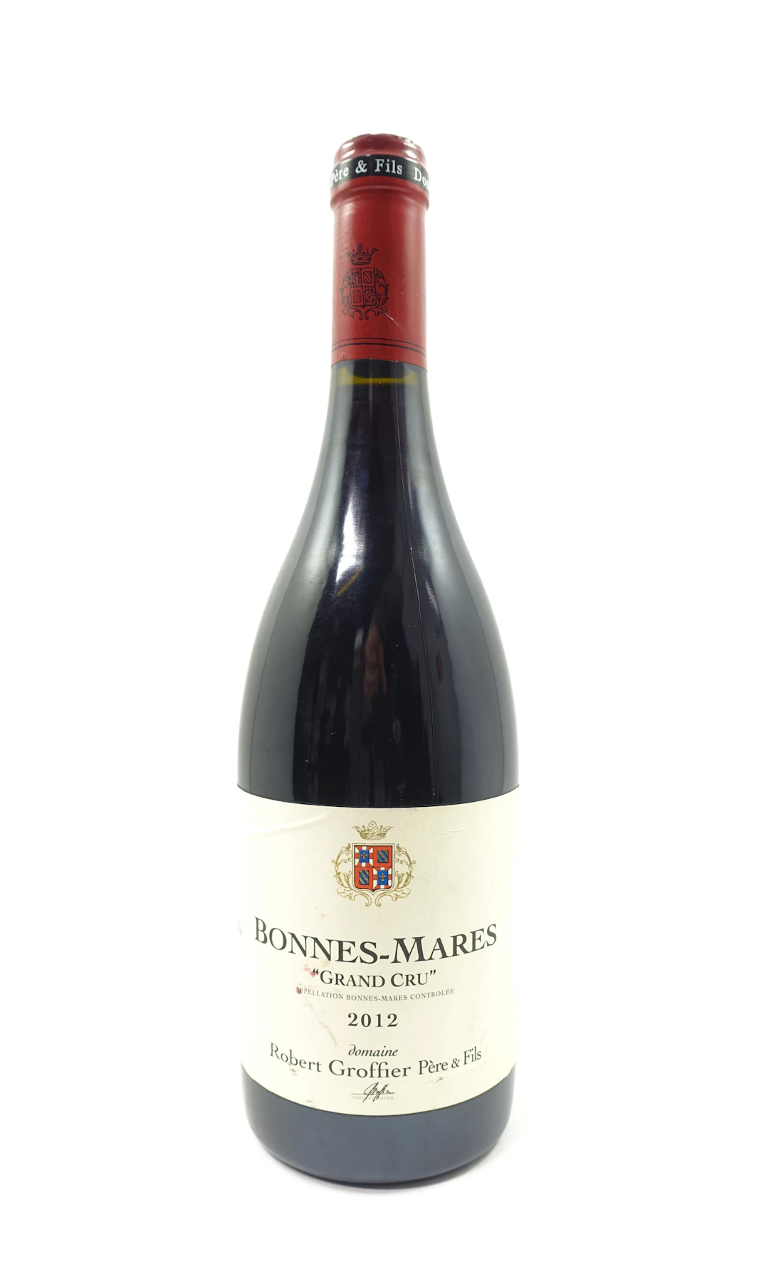 1 bt BONNES MARES 2012 Grand Cru. Robert Groffier & Fils