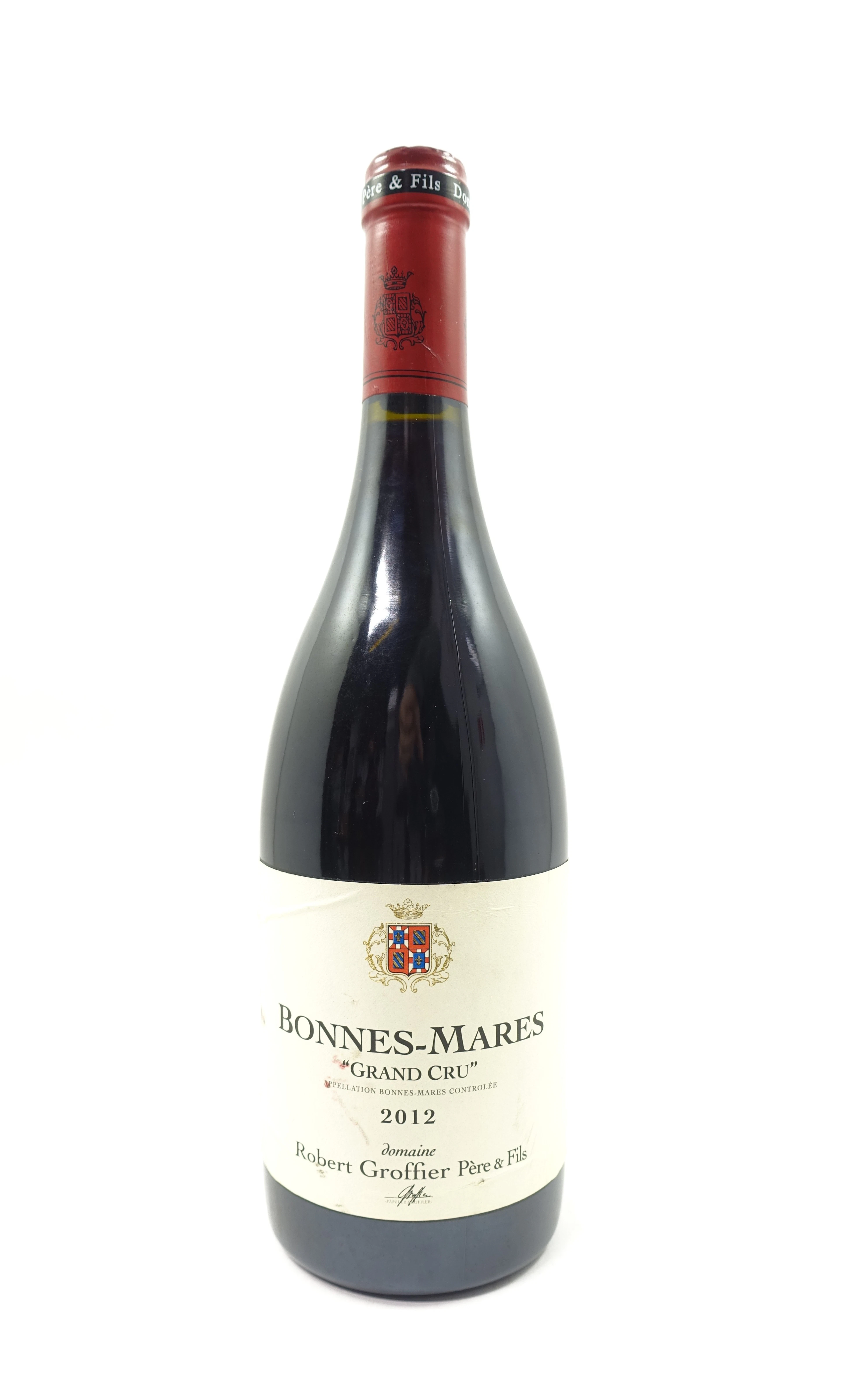 1 bt BONNES MARES 2012 Grand Cru. Robert Groffier & Fils