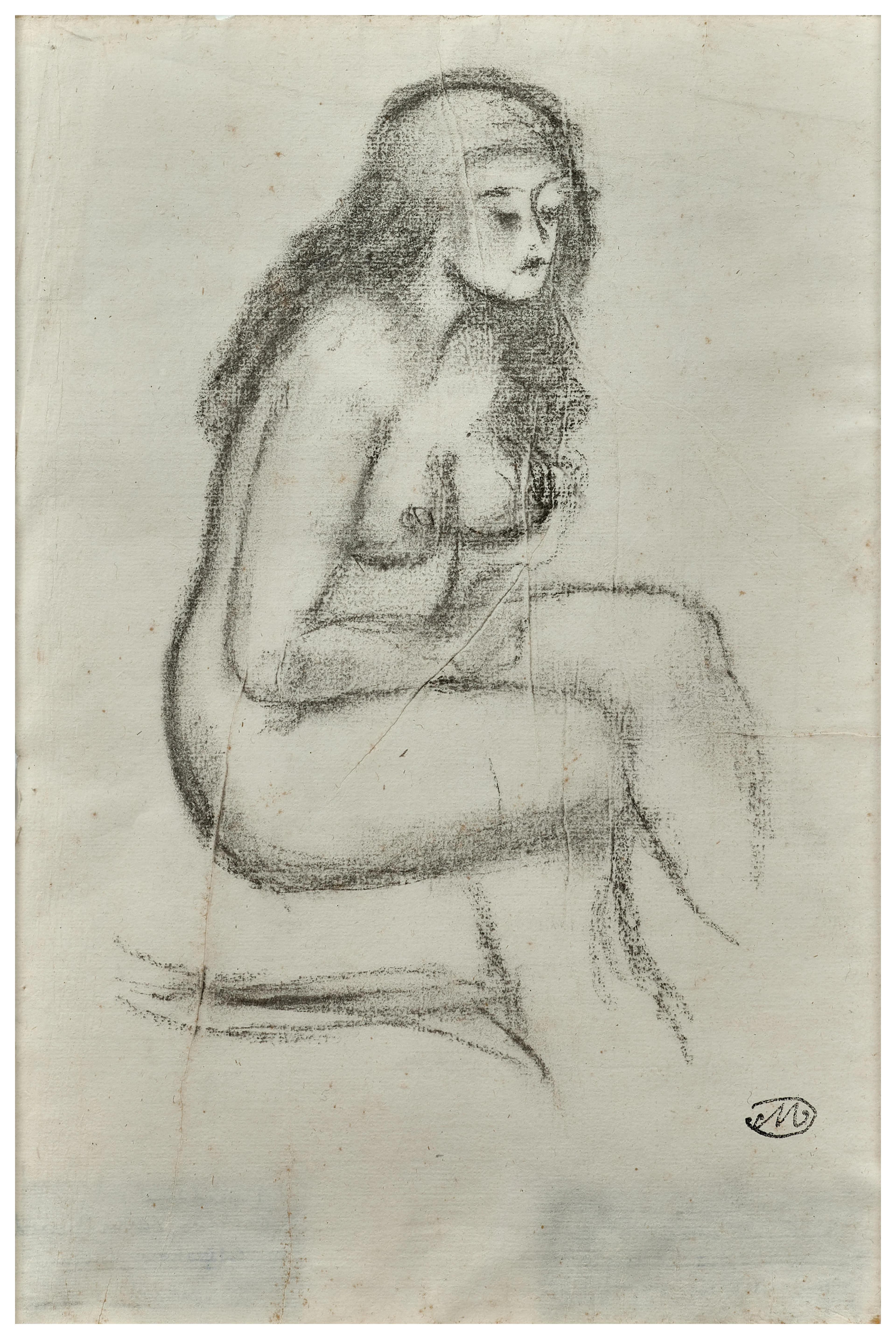 Nu assis - 1935