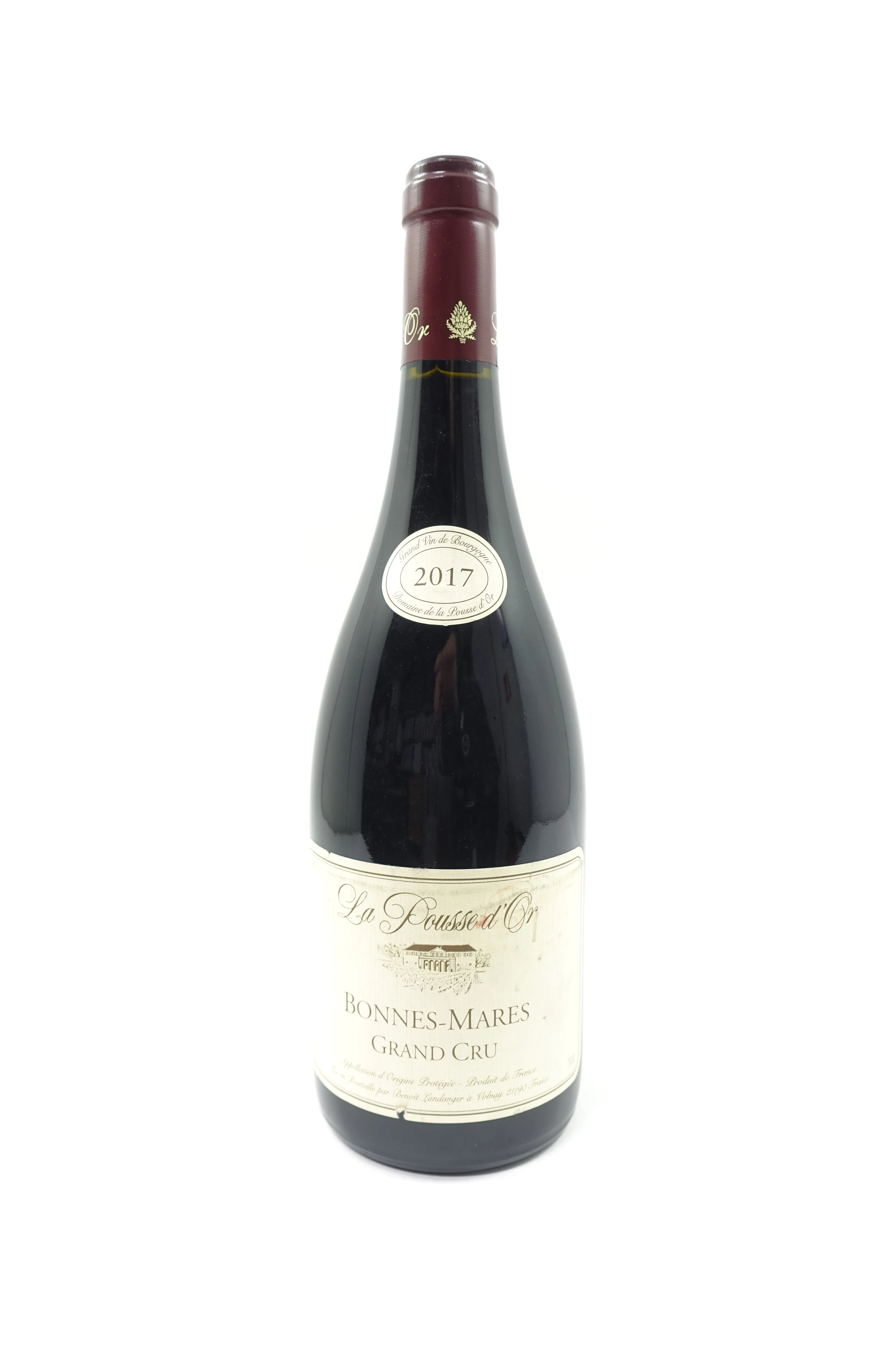 1 bt BONNES MARES 2017 Grand Cru. La Pousse d'Or