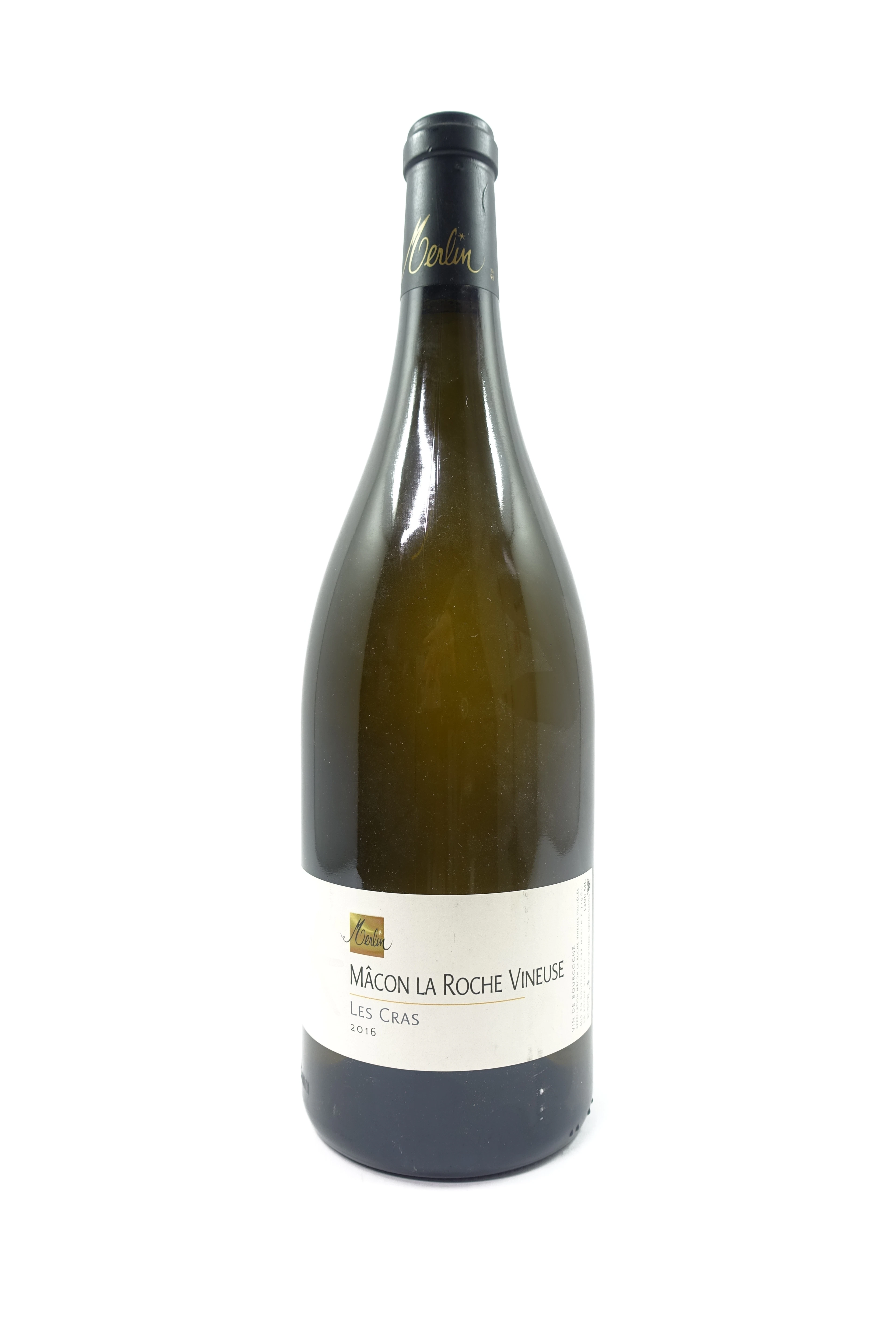 1 mag MACON LA ROCHE VINEUSE 2016 (blanc) Les Cras. Olivier Merlin
