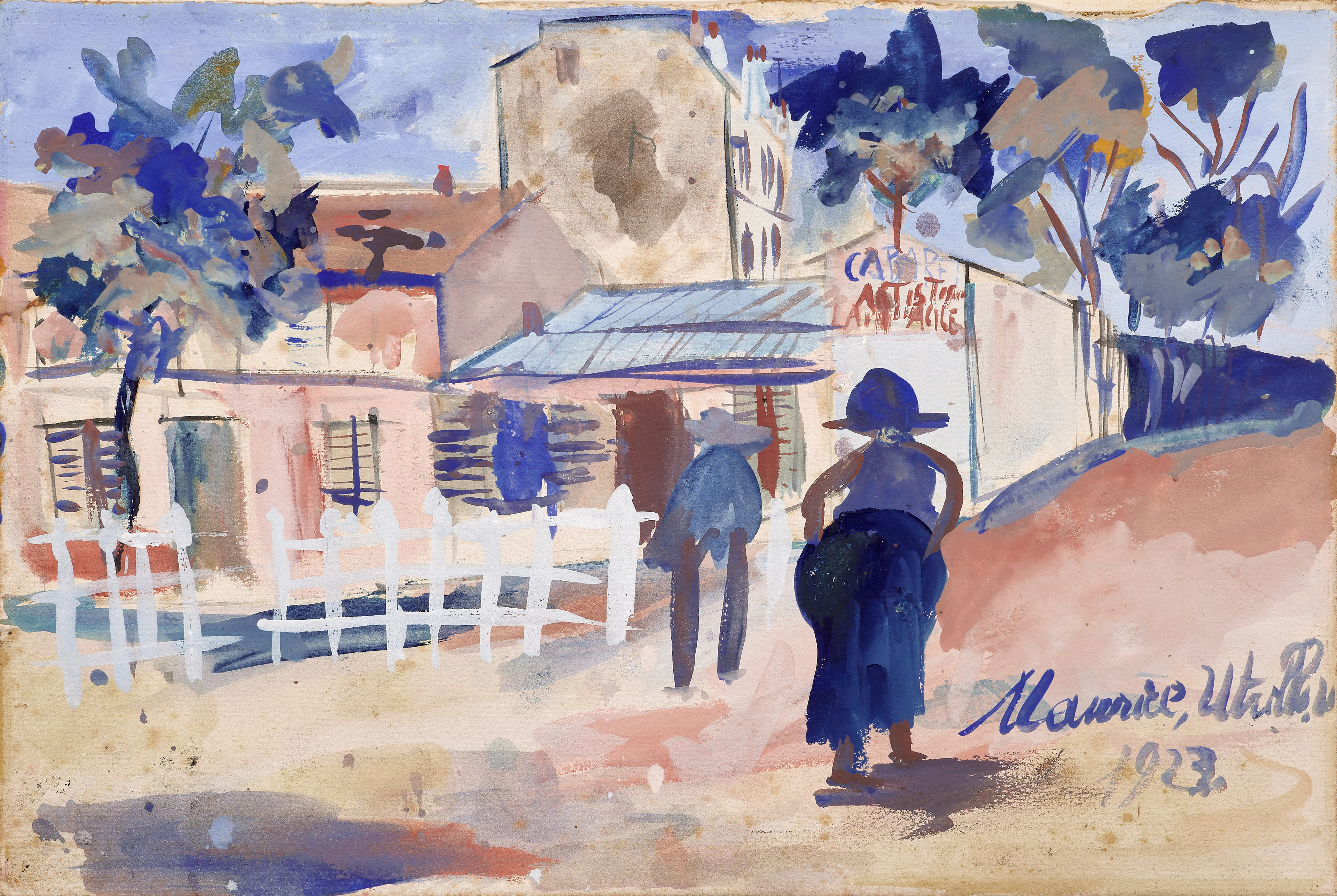 Maurice UTRILLO 1883-1955 Le Lapin Agile - 1923