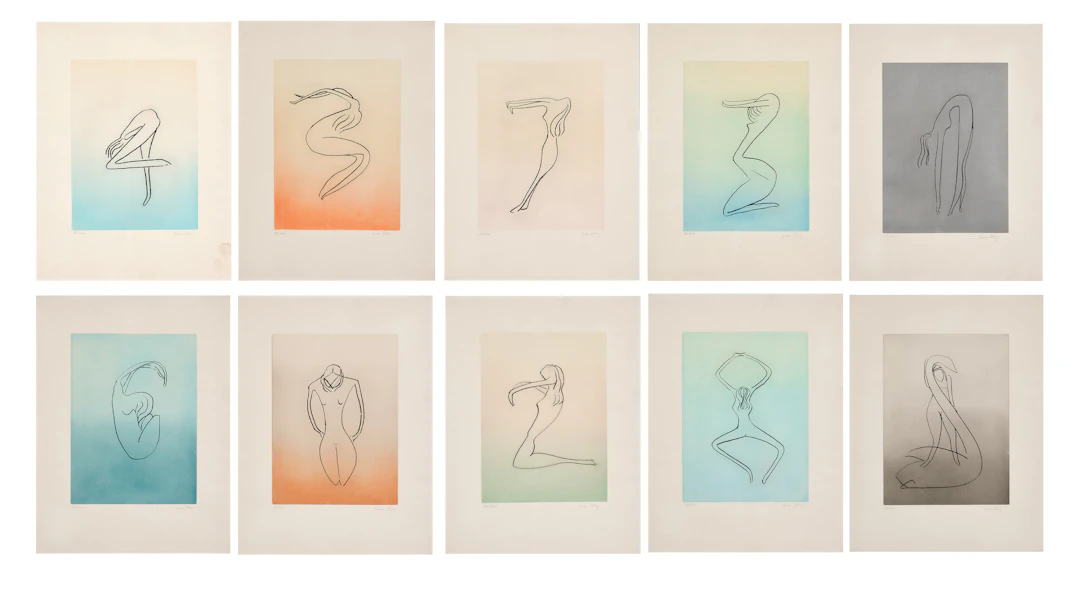 MAN RAY 1890 - 1976 Les Anatomes (10 planches) - 1970