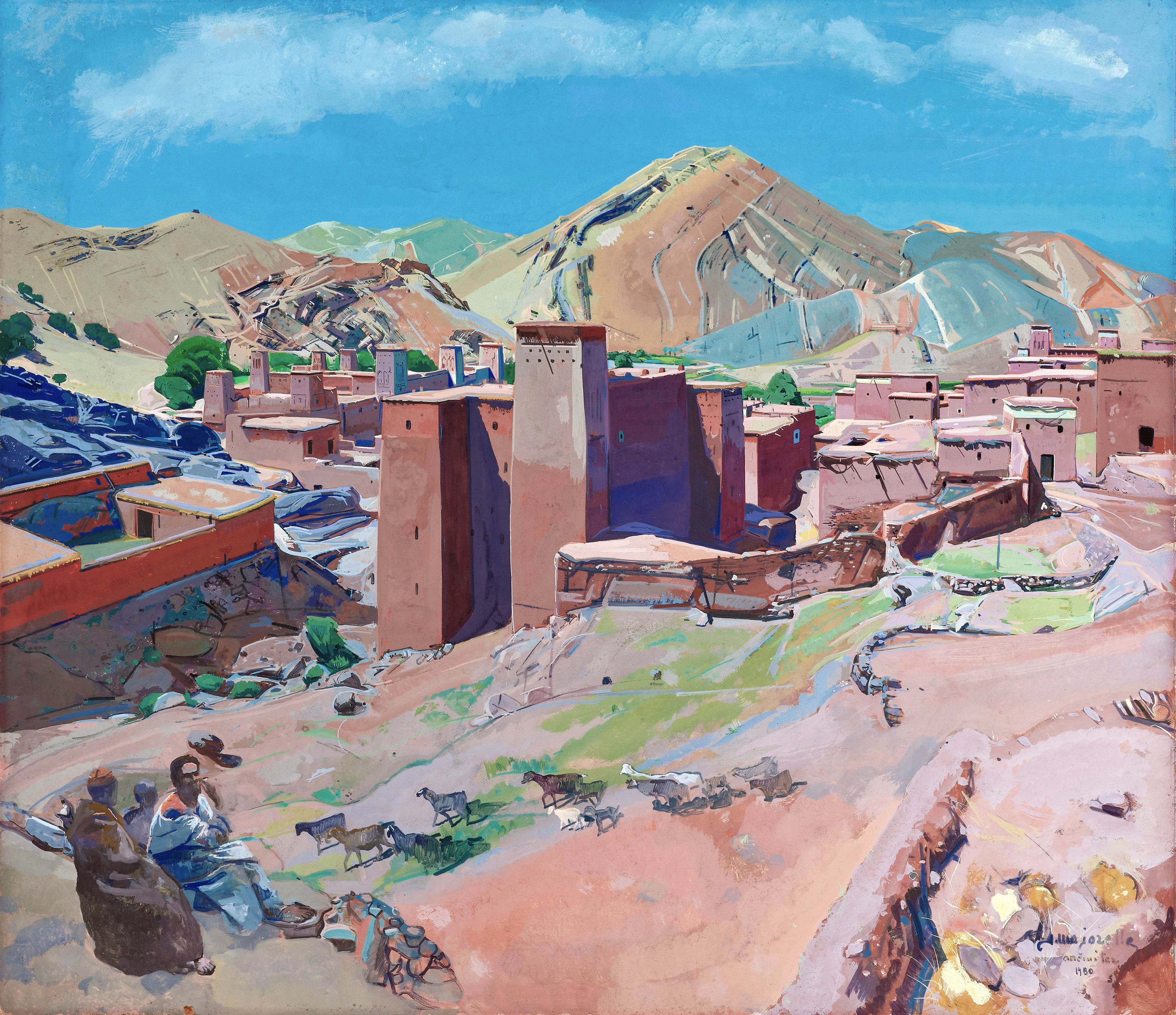 Jacques MAJORELLE 1886-1962 Anemiter - 1950