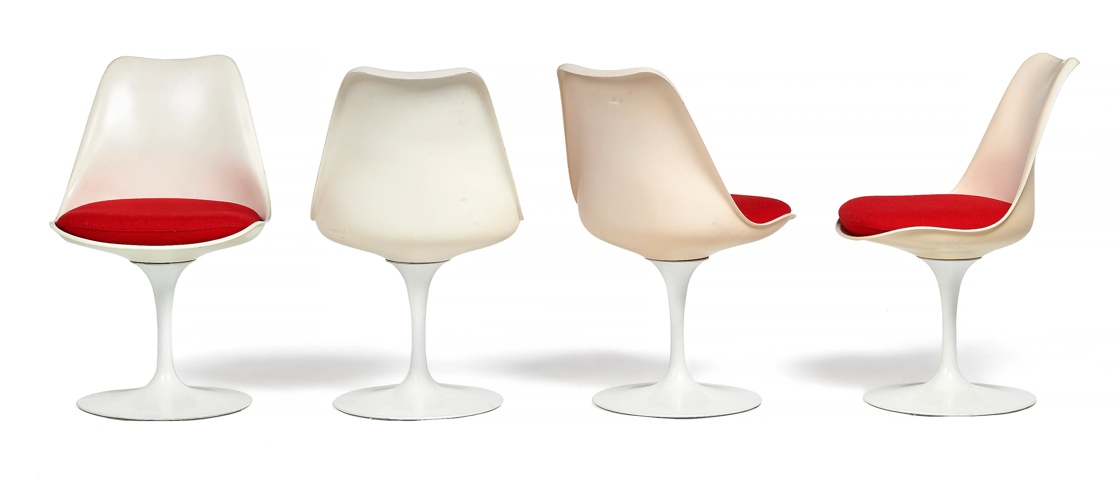 Suite de quatre chaises "Tulip" - modèle créé en 1956