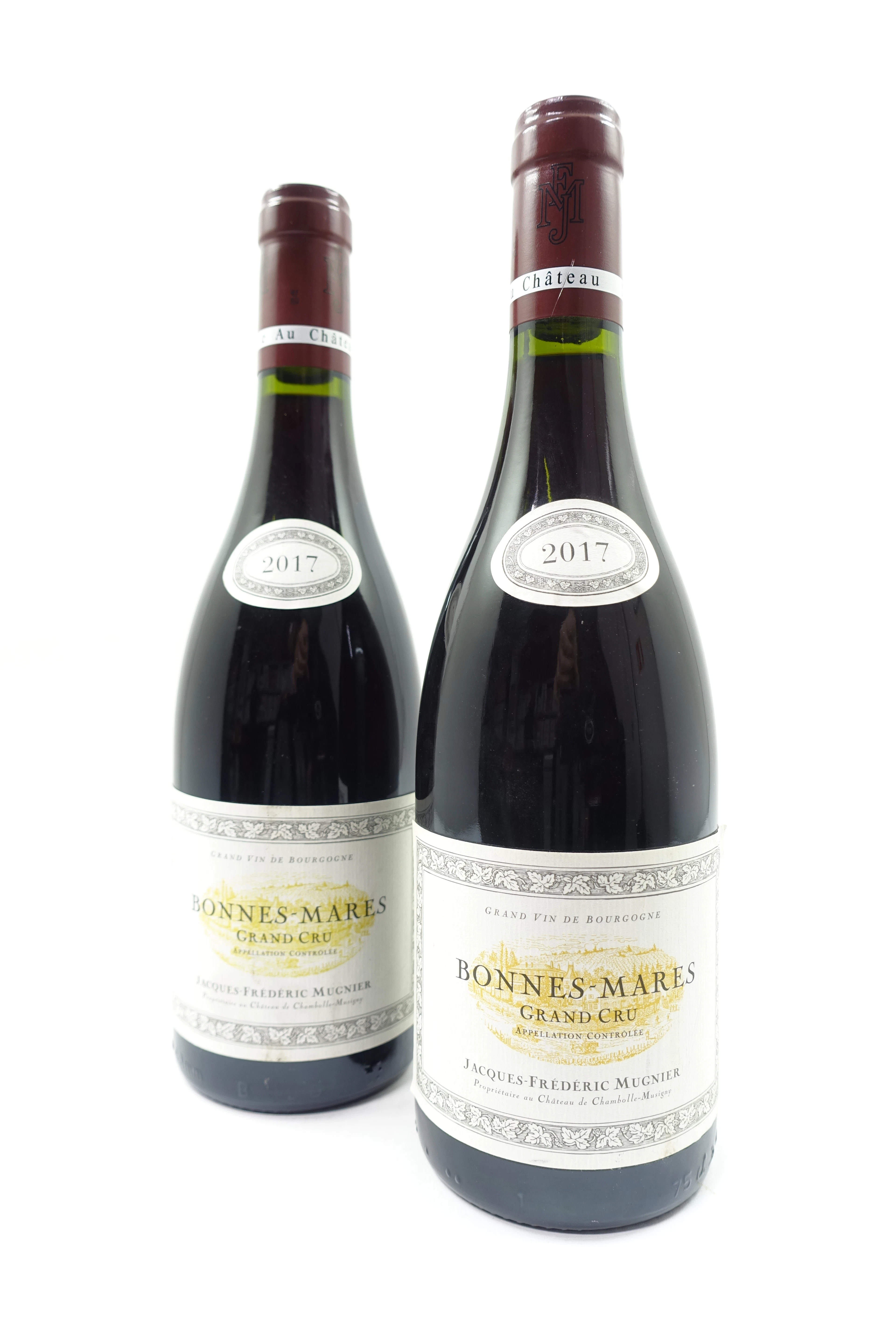 2 bts BONNES MARES 2017 Grand Cru. Jacques Frédéric Mugnier