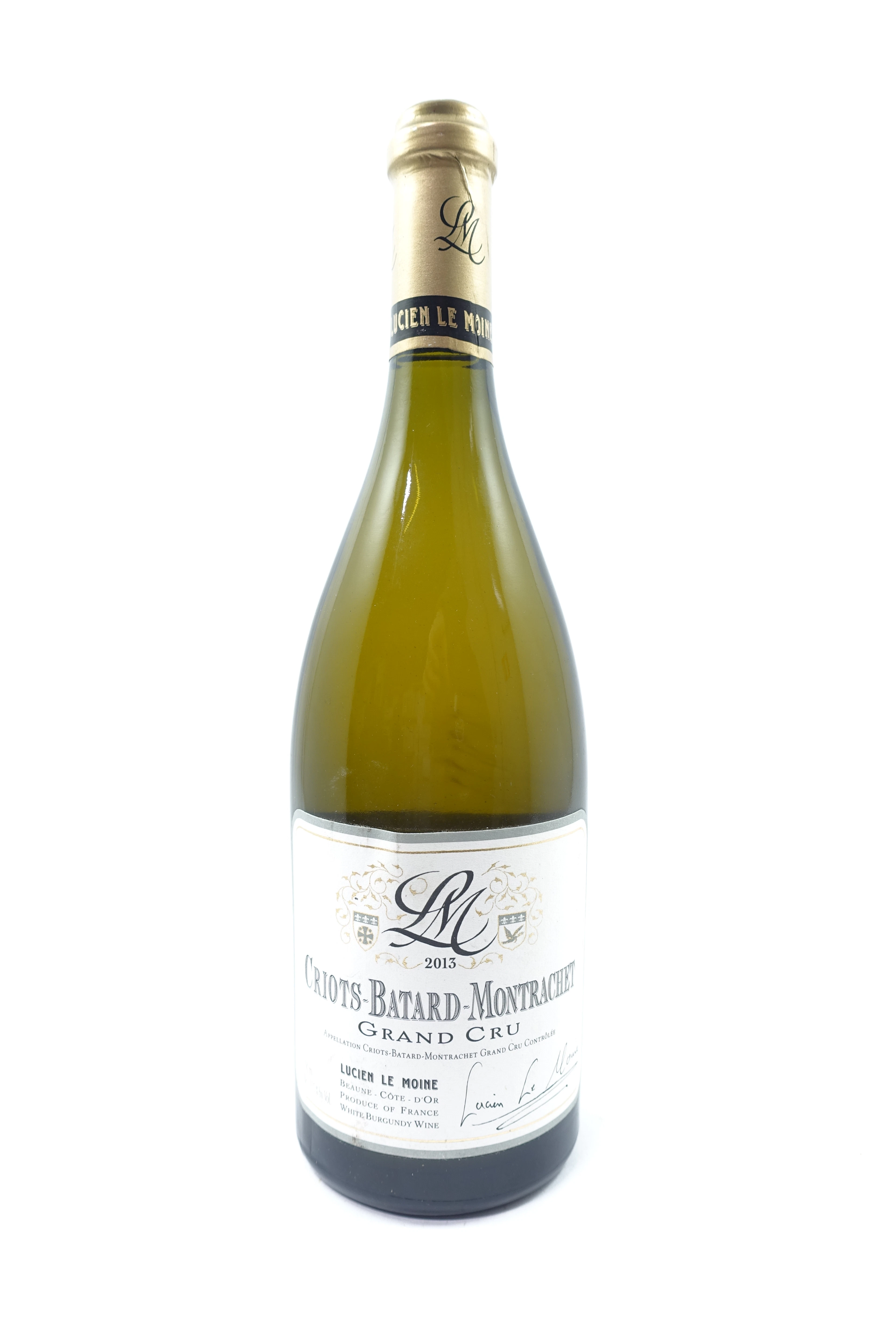 1 bt CRIOTS BATARD MONTRACHET 2013 Grand Cru. Lucien Le Moine