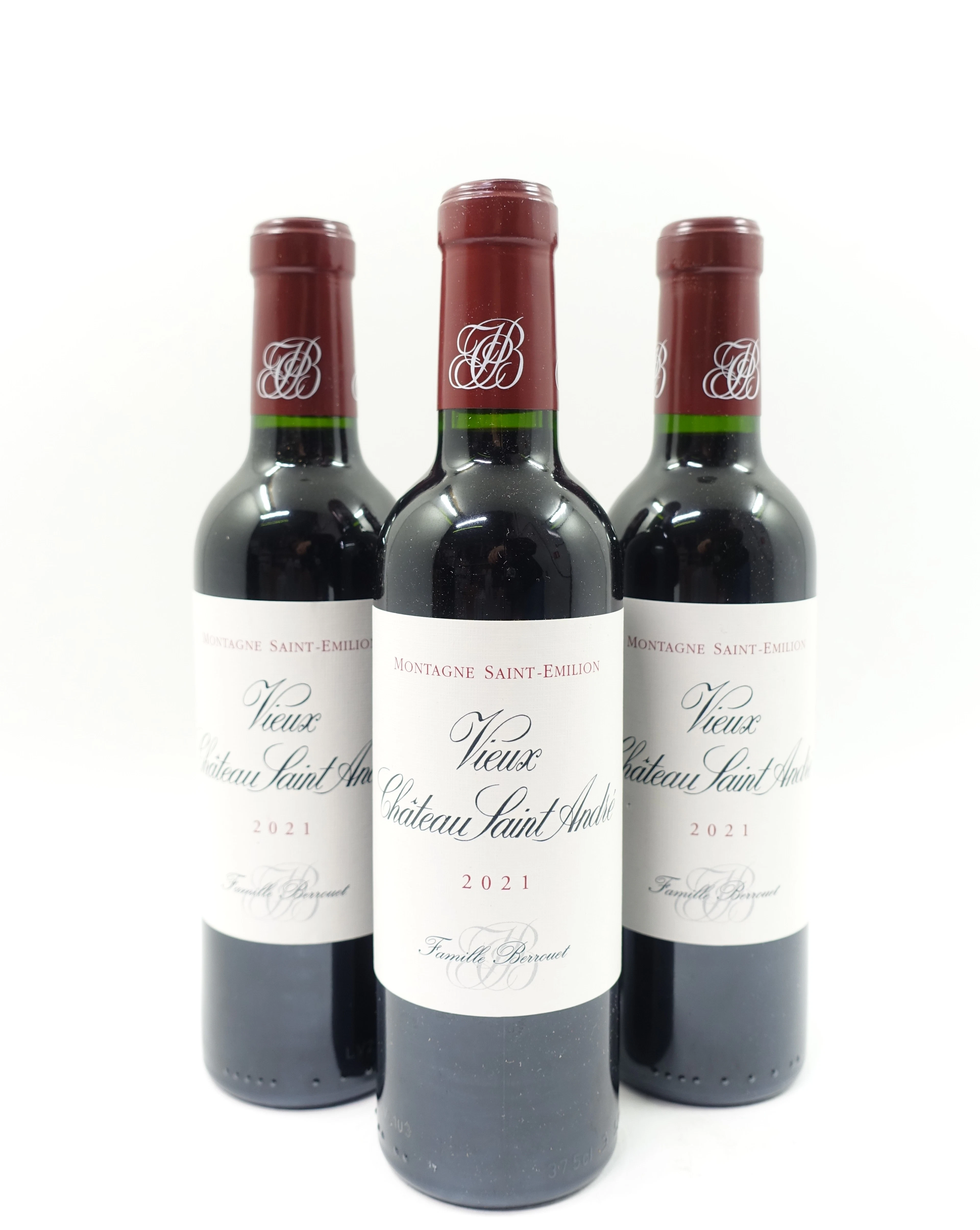24 demi-bts VIEUX CHÂTEAU SAINT ANDRE 2021 Montagne Saint Emilion.