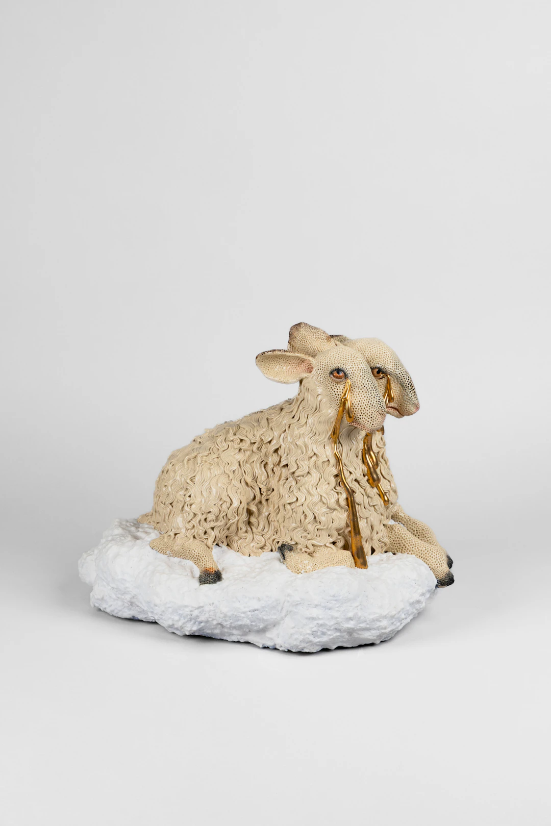 Carolein SMIT (Hollandaise - Née en 1960) Two Headed Lamb - 2010