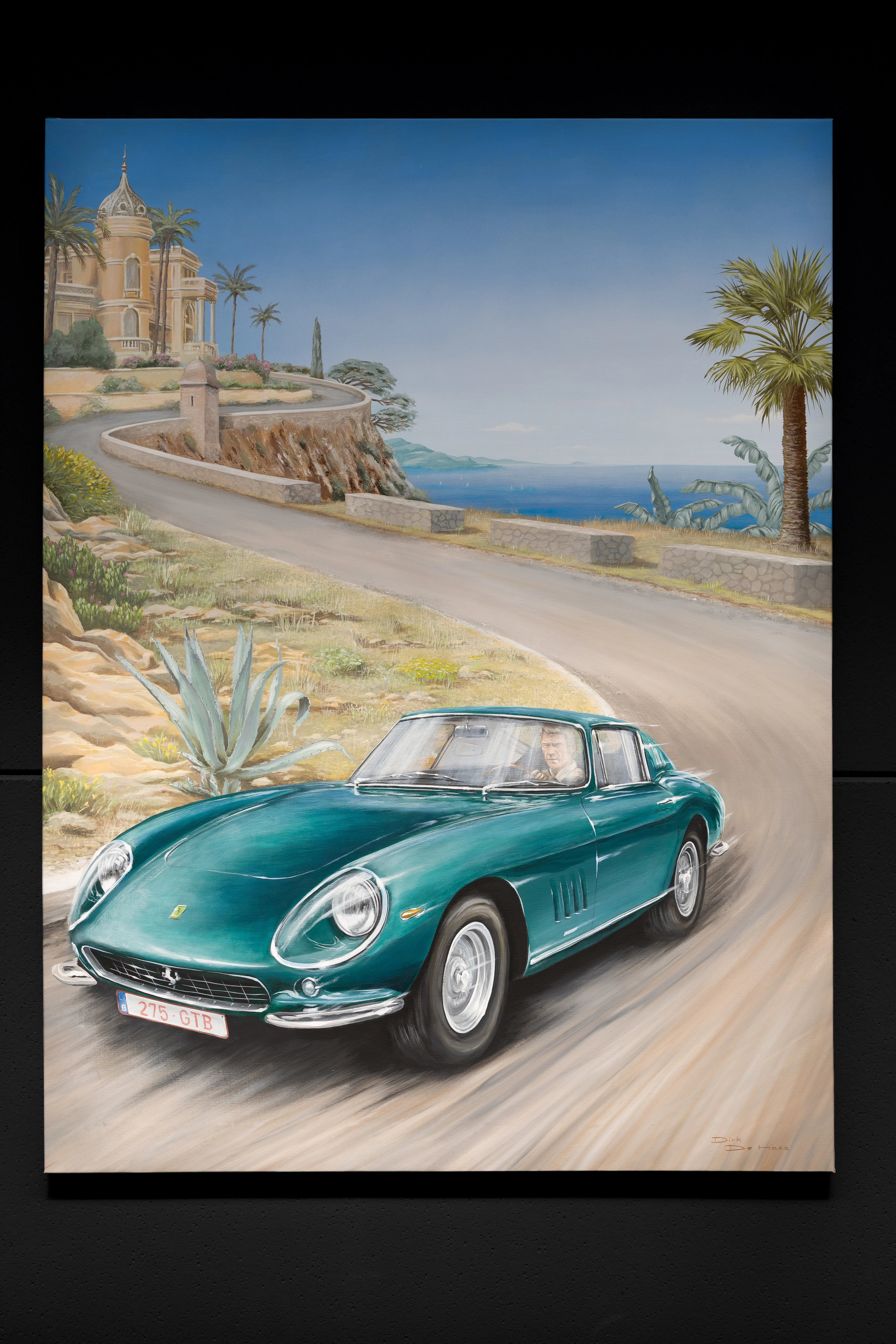 Dirk de Haes, Steve McQueen in a Ferrari 275 GTB, 2020 No reserve