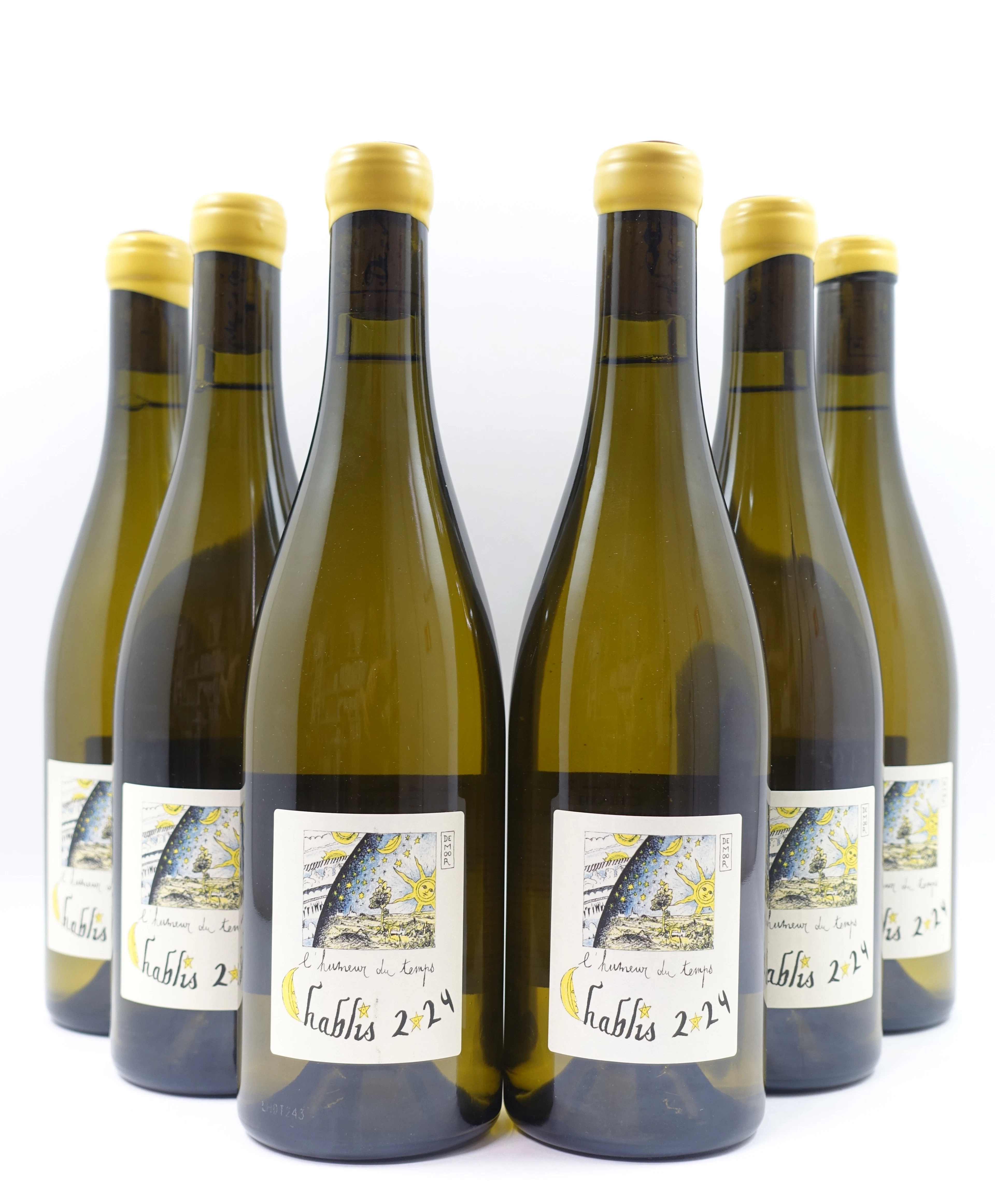 6 bts CHABLIS 2024 L'Humeur du Temps. Alice et Olivier De Moor