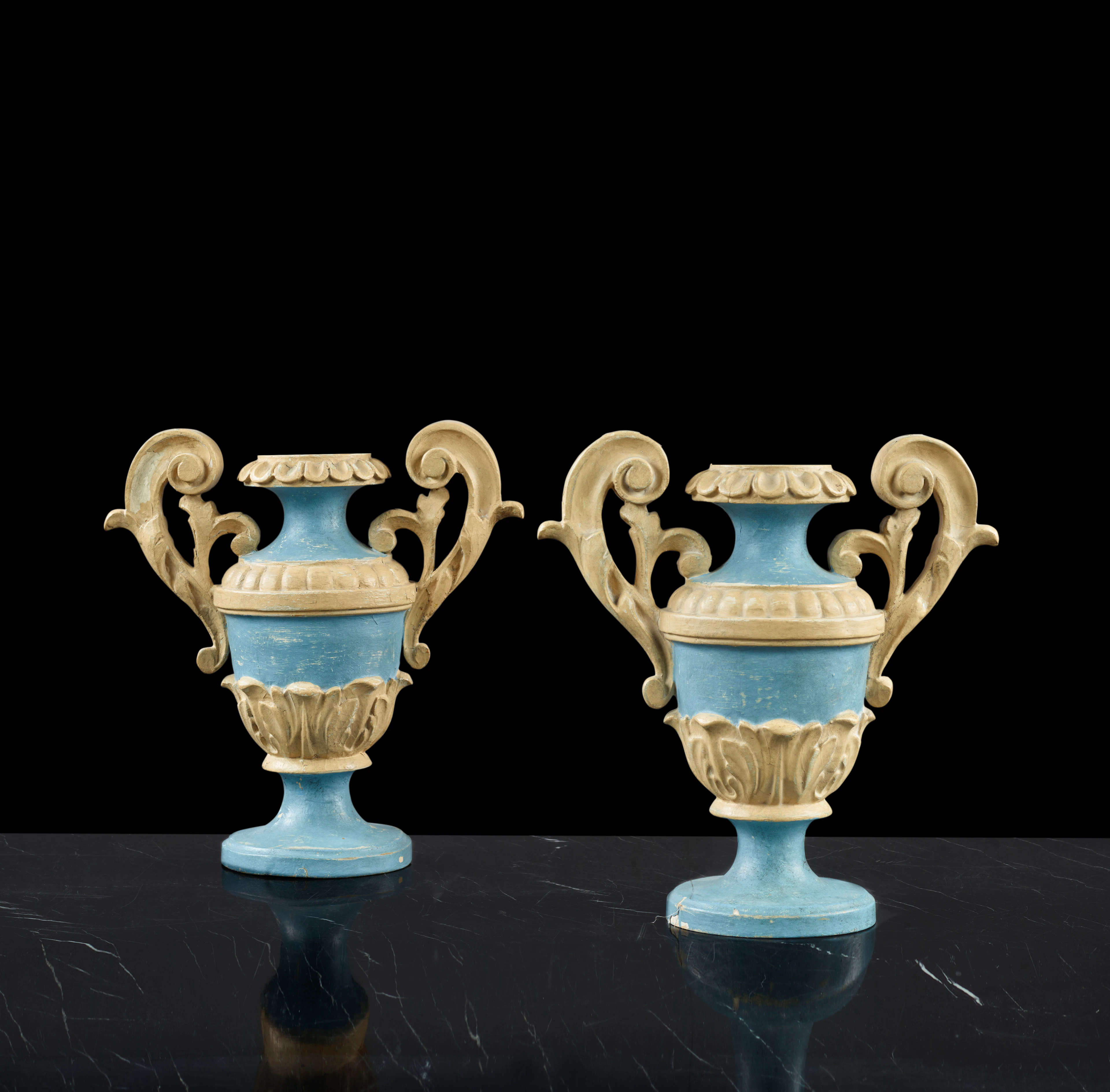 PAIRE DE PIEDS DE LAMPE, TRAVAIL MODERNE