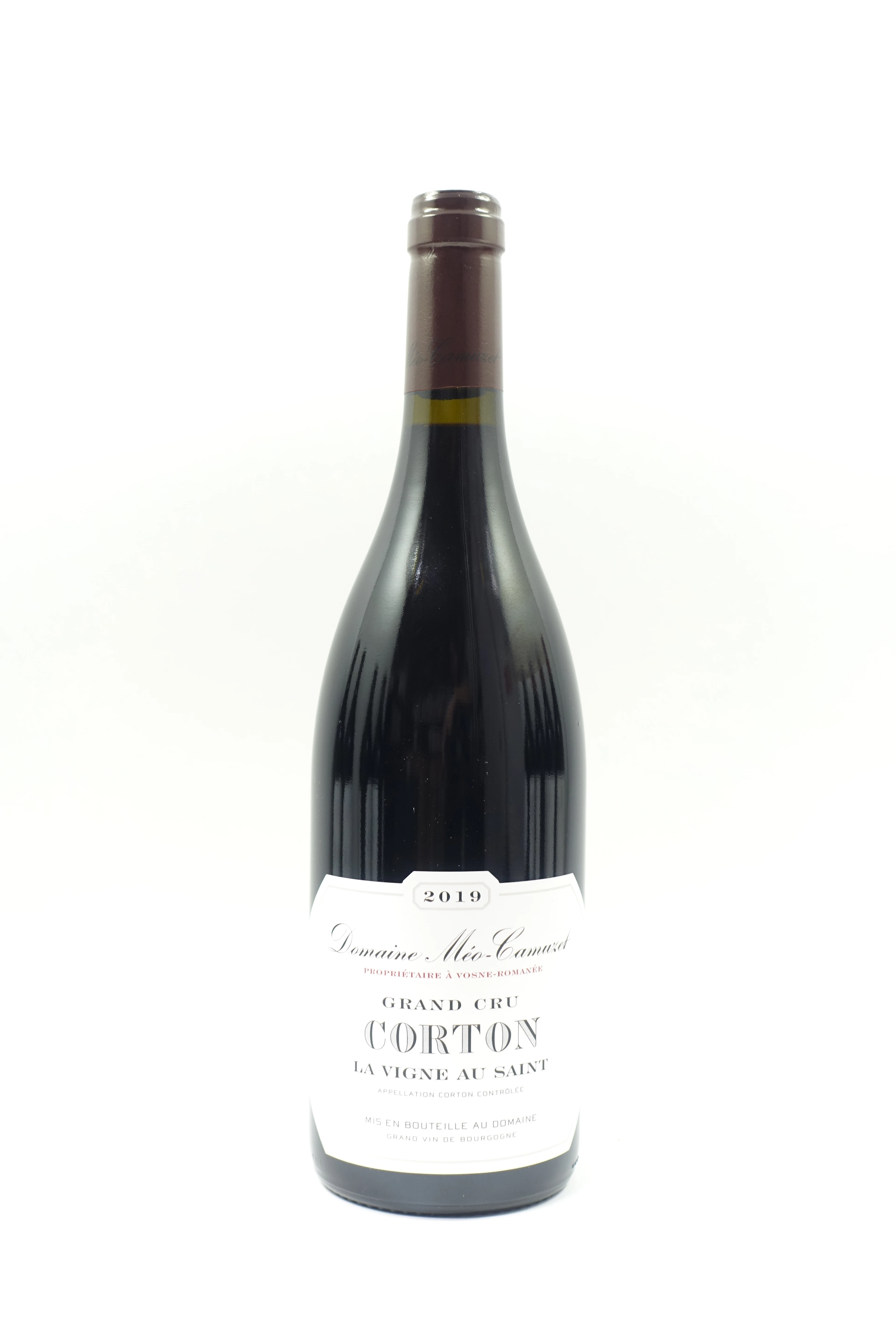 1 bt CORTON 2019 Grand Cru Clos de la Vigne au Saint. Domaine Méo Camuzet