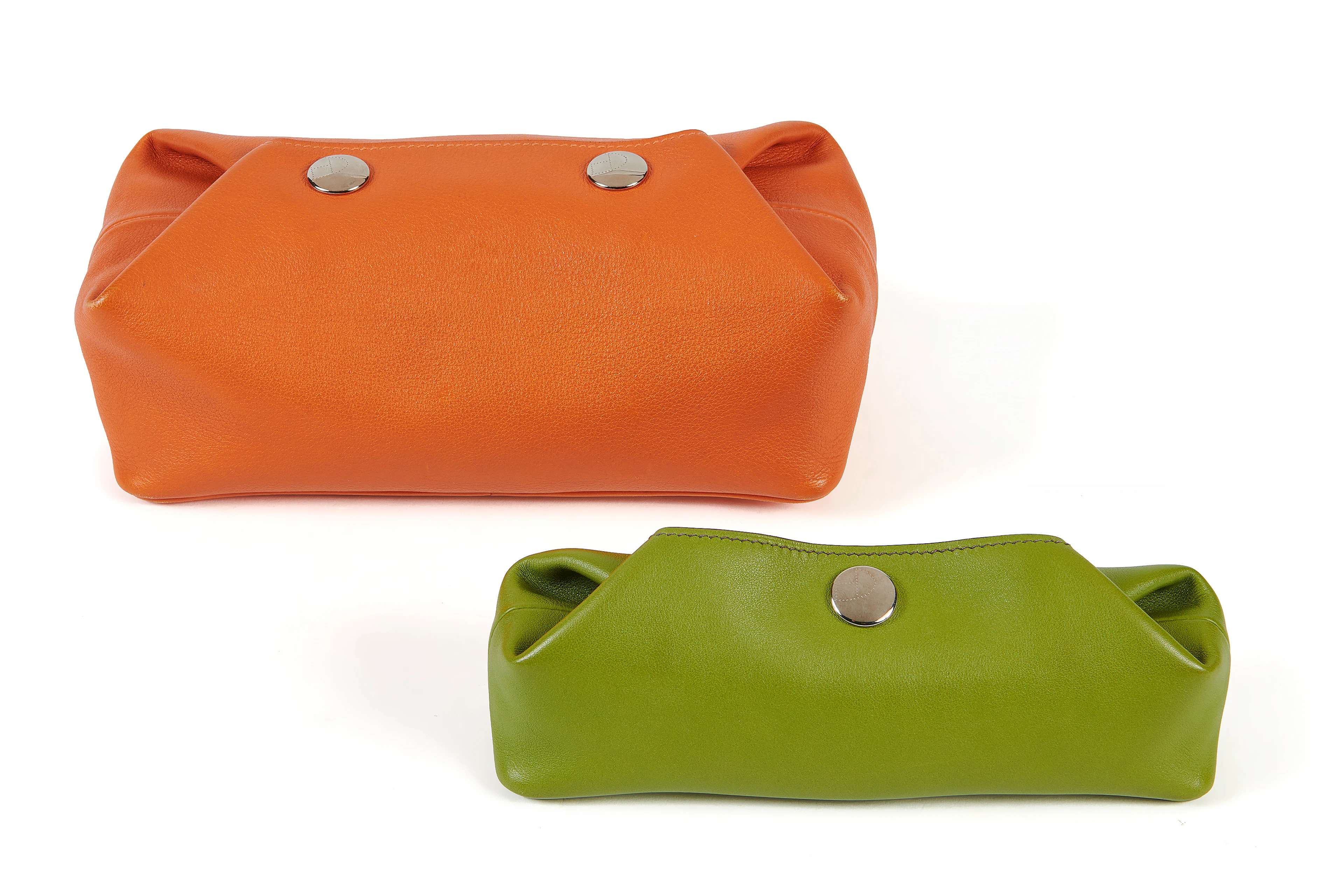 HERMÈS Set of two BEPOP pencil cases