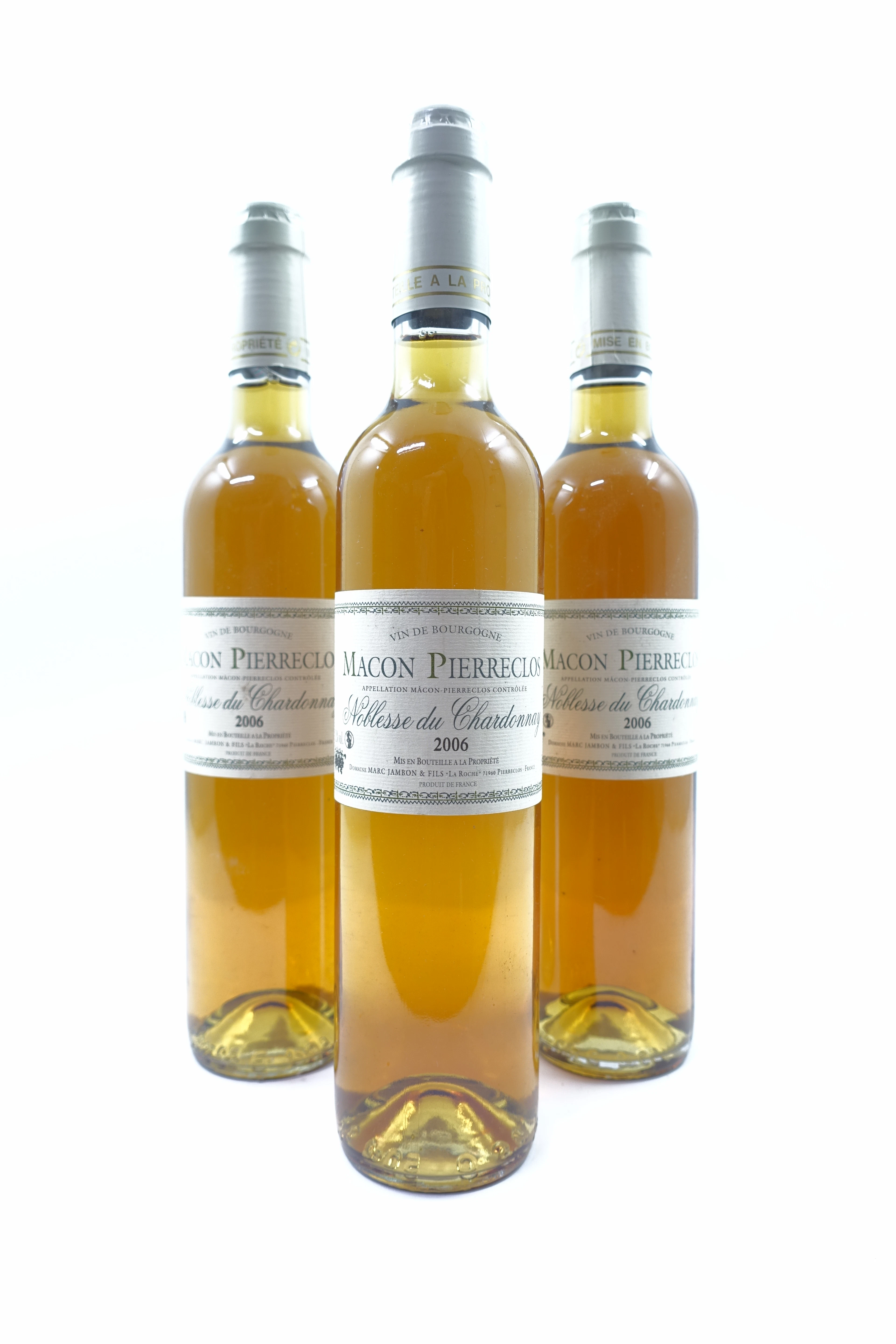 3 bts MACON PIERRECLOS 2006 Noblesse du Chardonnay. Marc Jambon & Fils
