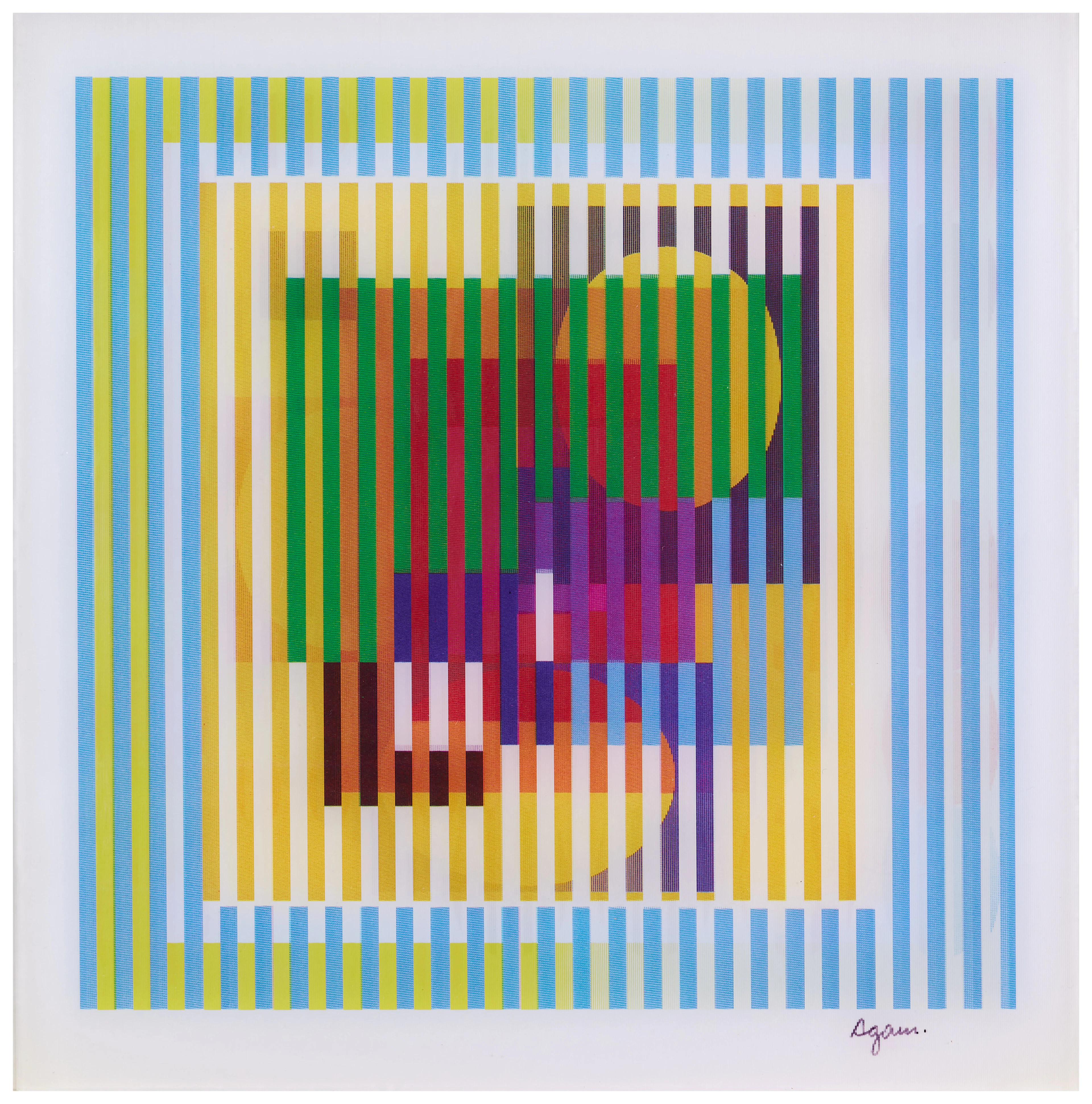 Yaacov AGAM 1928 - 2026 Yellow Haze - 1995