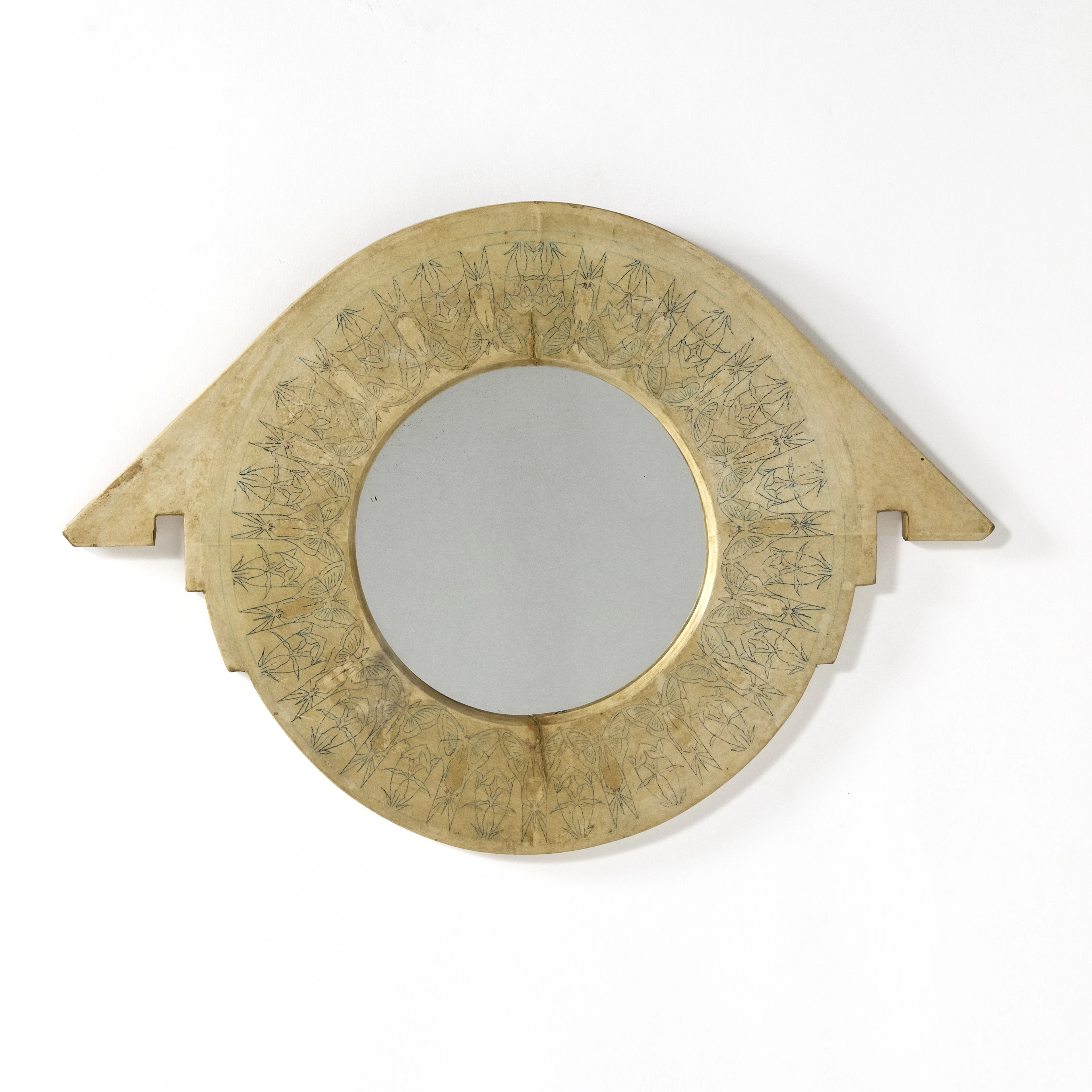 Carlo BUGATTI 1855-1940 Miroir - circa 1902