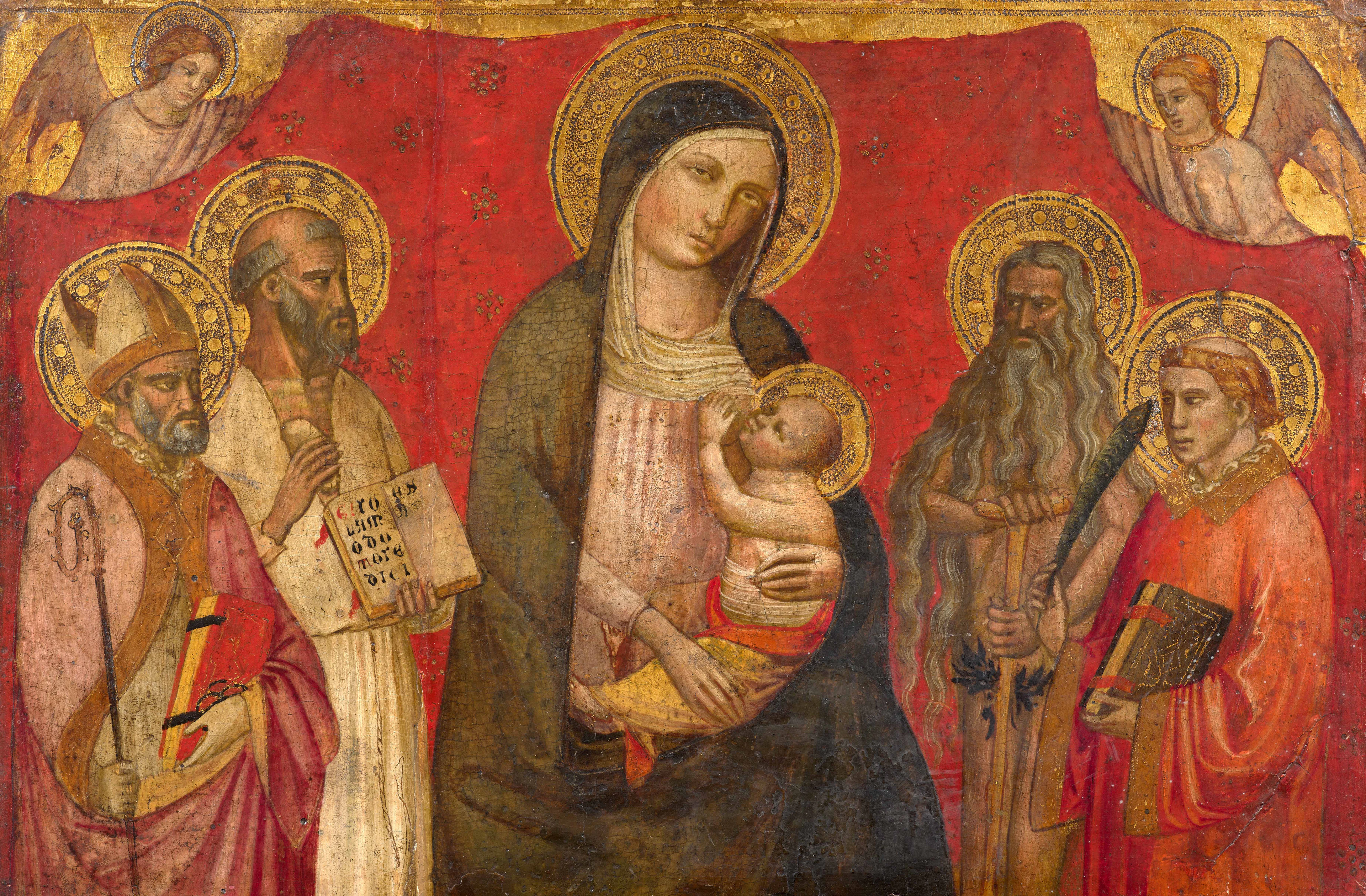 Maestro della Misericordia Actif à Florence, vers 1370 - 1400 Vierge