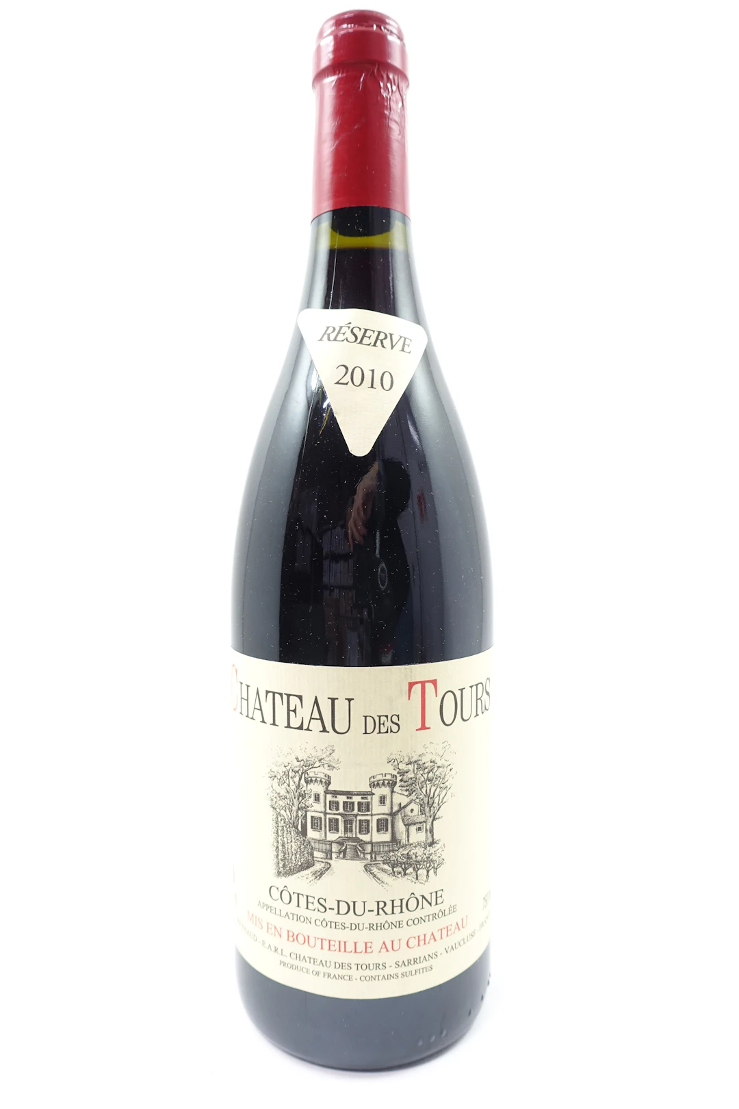1 bt COTES DU RHONE 2010 Château des Tours
