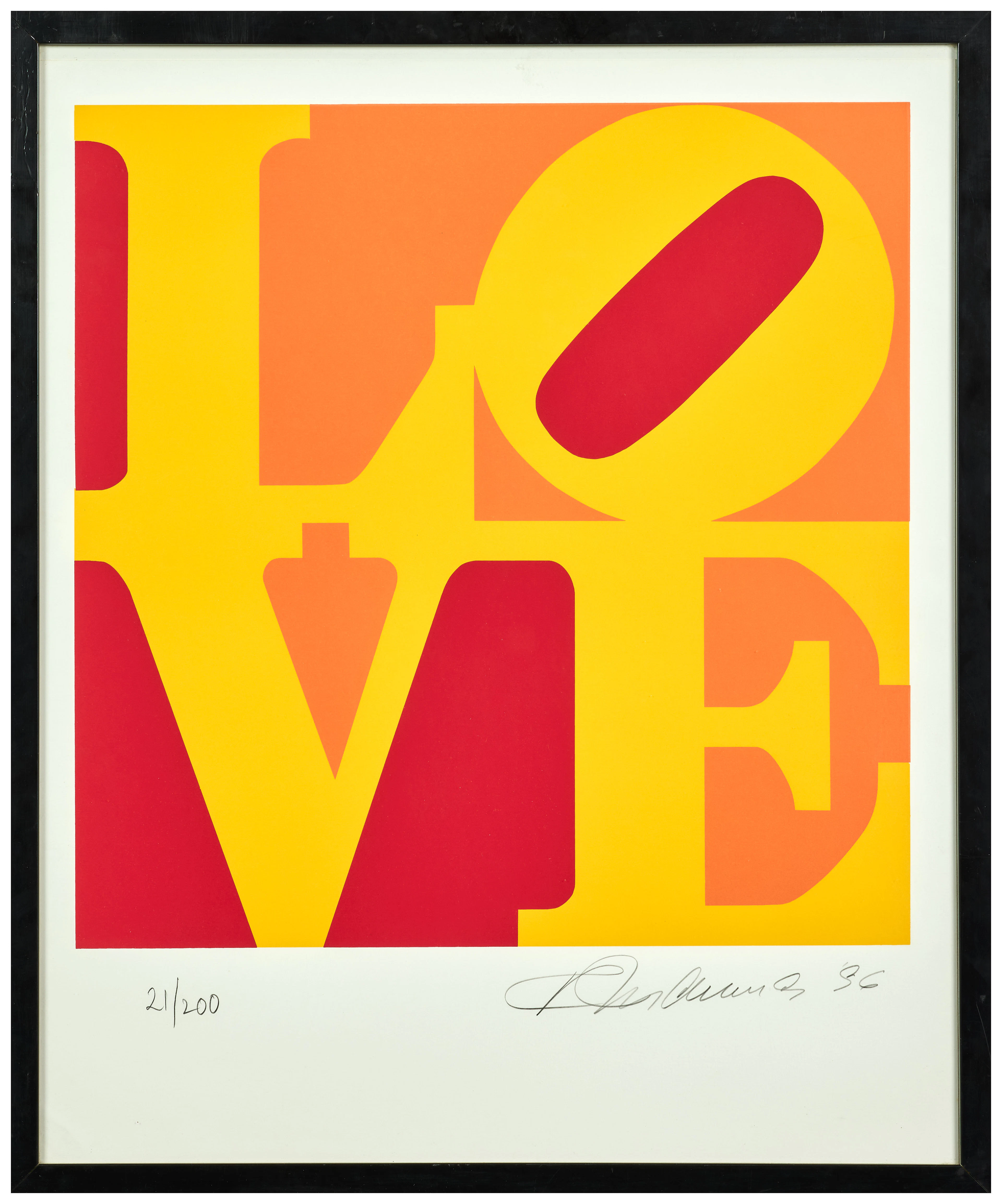 Robert INDIANA (1928 - 2018) The Book of Love (1 planche) – 1996