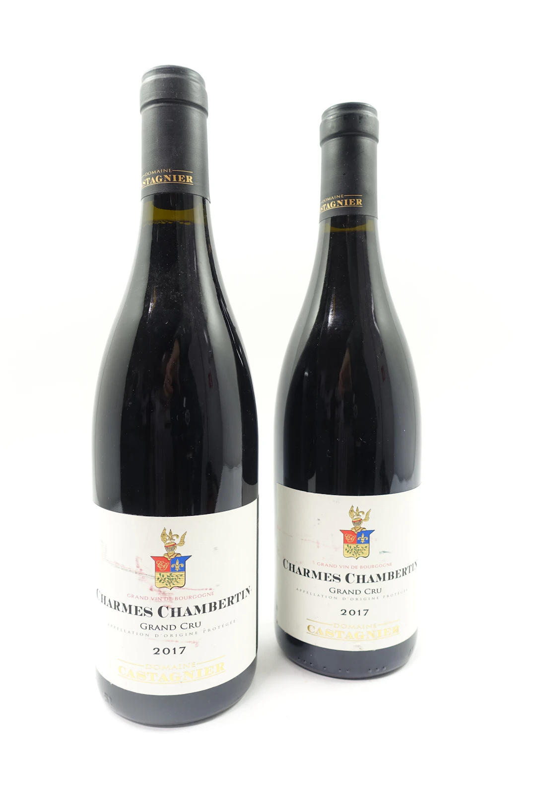 2 bts CHARMES CHAMBERTIN 2017 Grand Cru. Domaine Castagnier