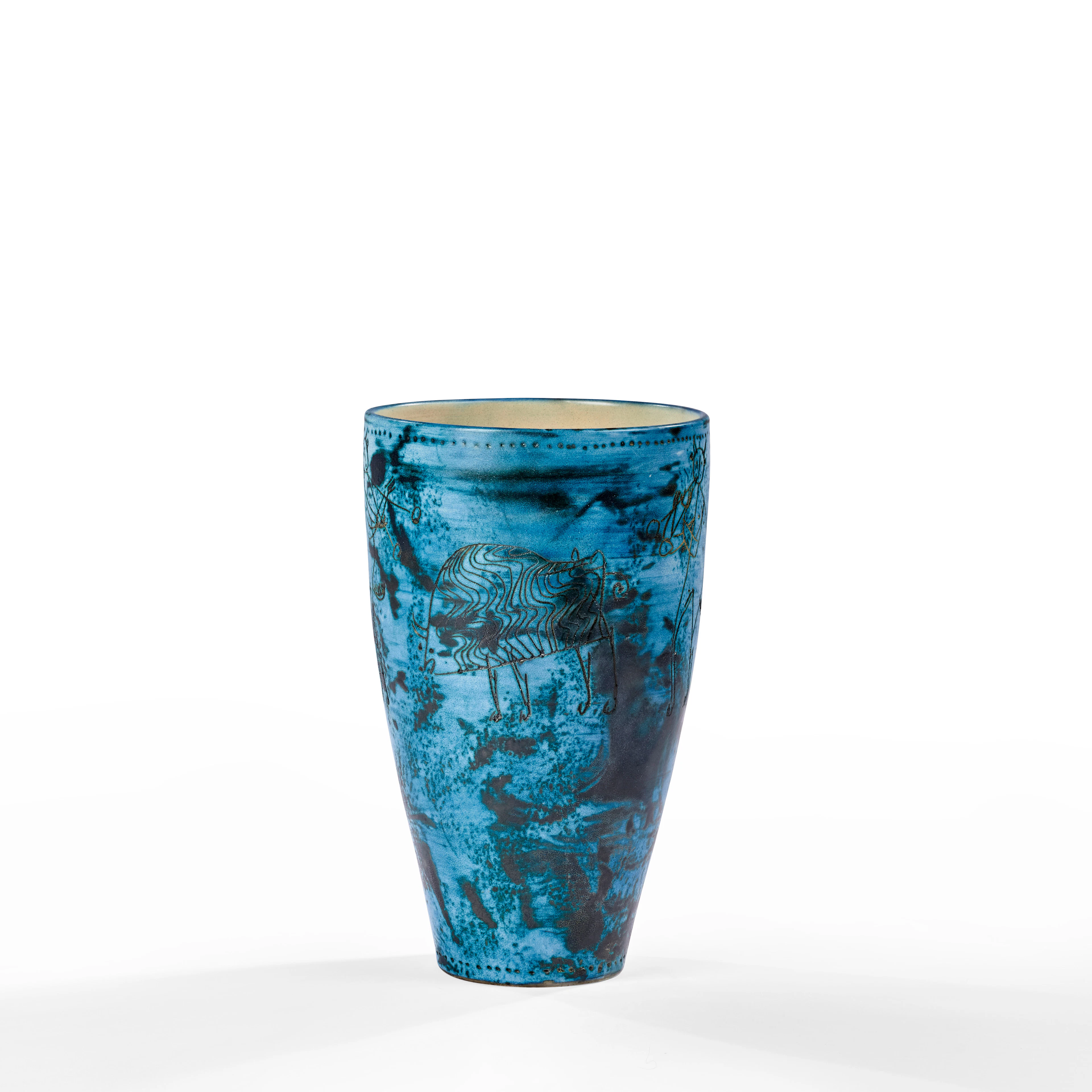 Jacques BLIN 1920 - 1995 Grand vase - Circa 1960