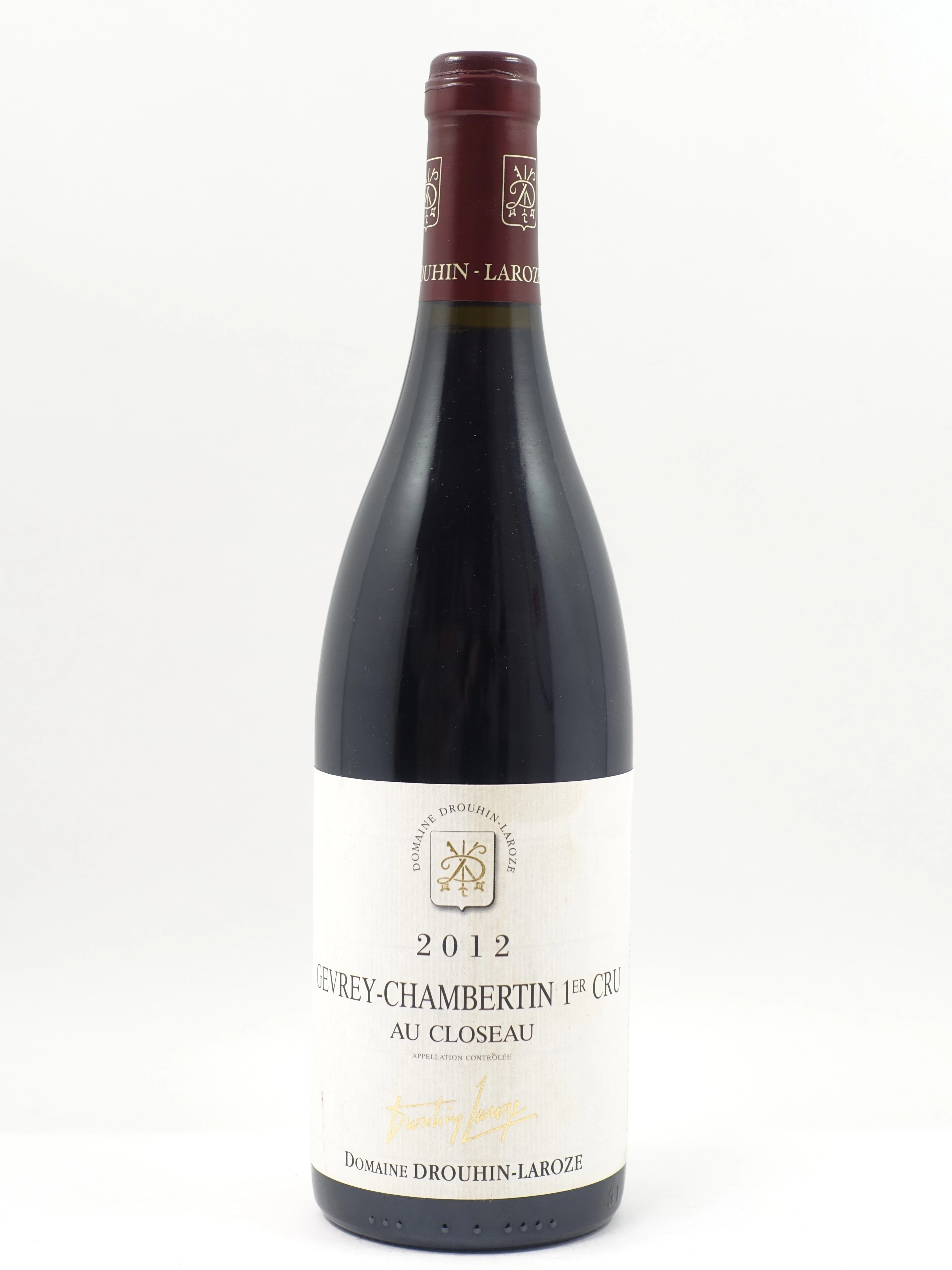 1 bt GEVREY CHAMBERTIN 2012 1er cru Au Closeau. Domaine Drouhin Larose