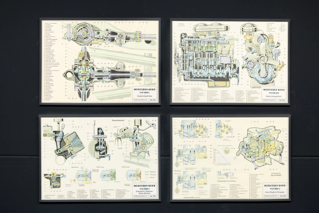 Mercedes–Benz – Technical exploded view diagrams No reserve