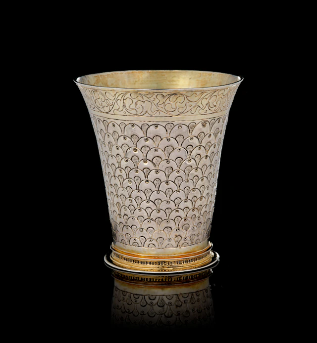 A German parcel-gilt silver beaker, Johan (Hans) von Hattingen, Cologne