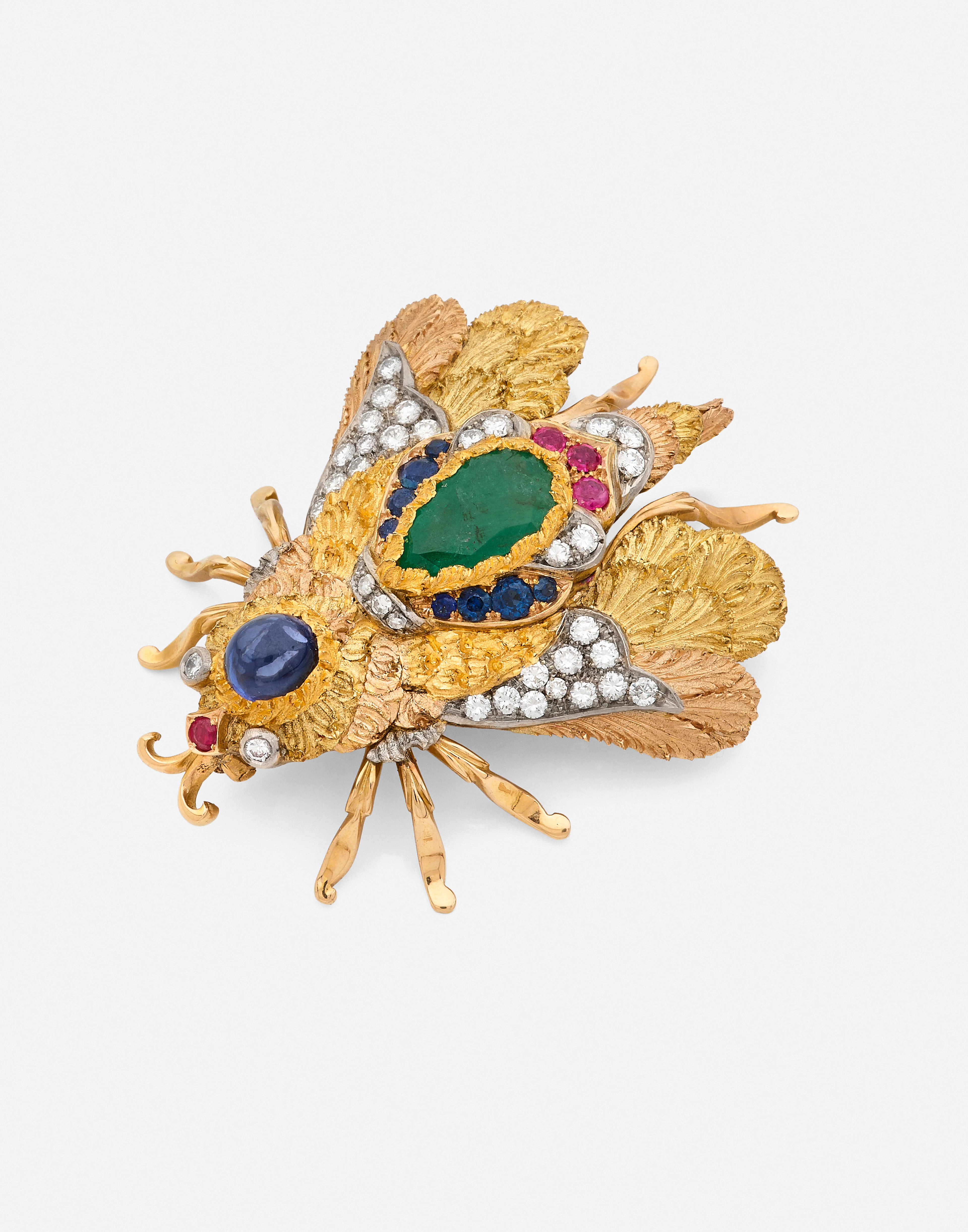 COLLECTION NADJA PAR : STARLETTE DES SIXTIES CAZZANIGA - Broche "Abeille"