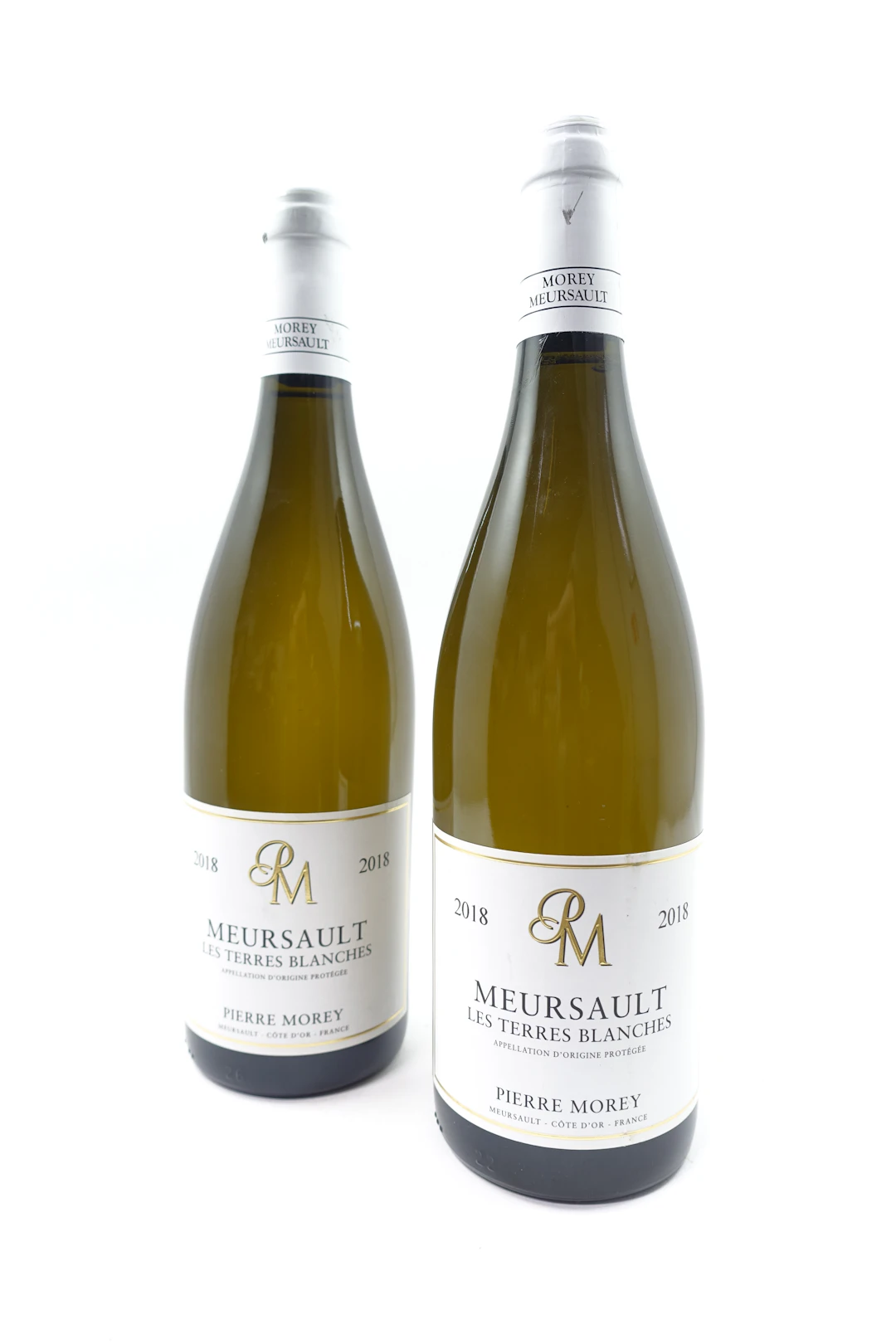 2 bts MEURSAULT 2018 Les Terres Blanches. Pierre Morey