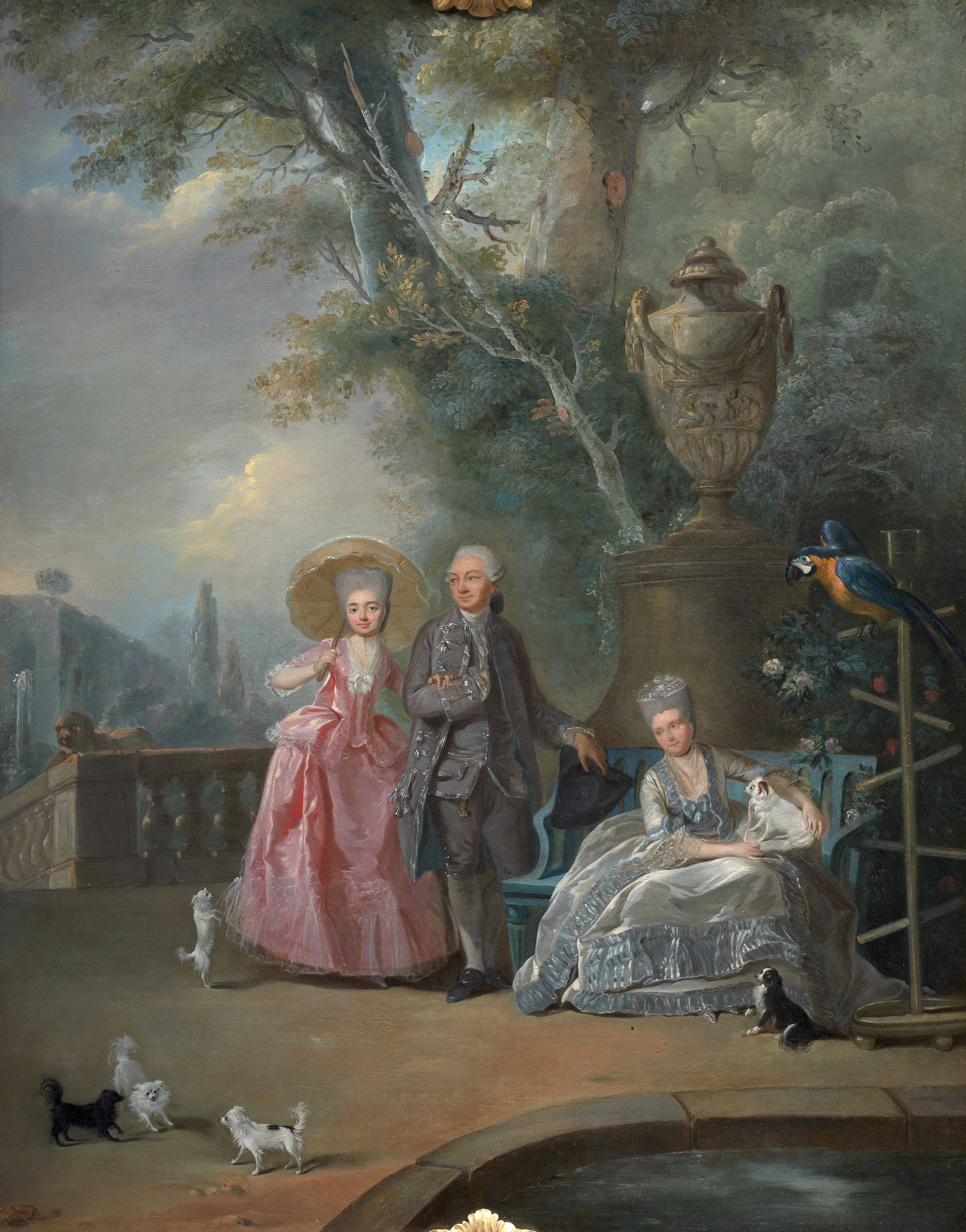 Attribué à Jean-Baptiste CHARPENTIER Paris, 1728 - 1806 Conversation