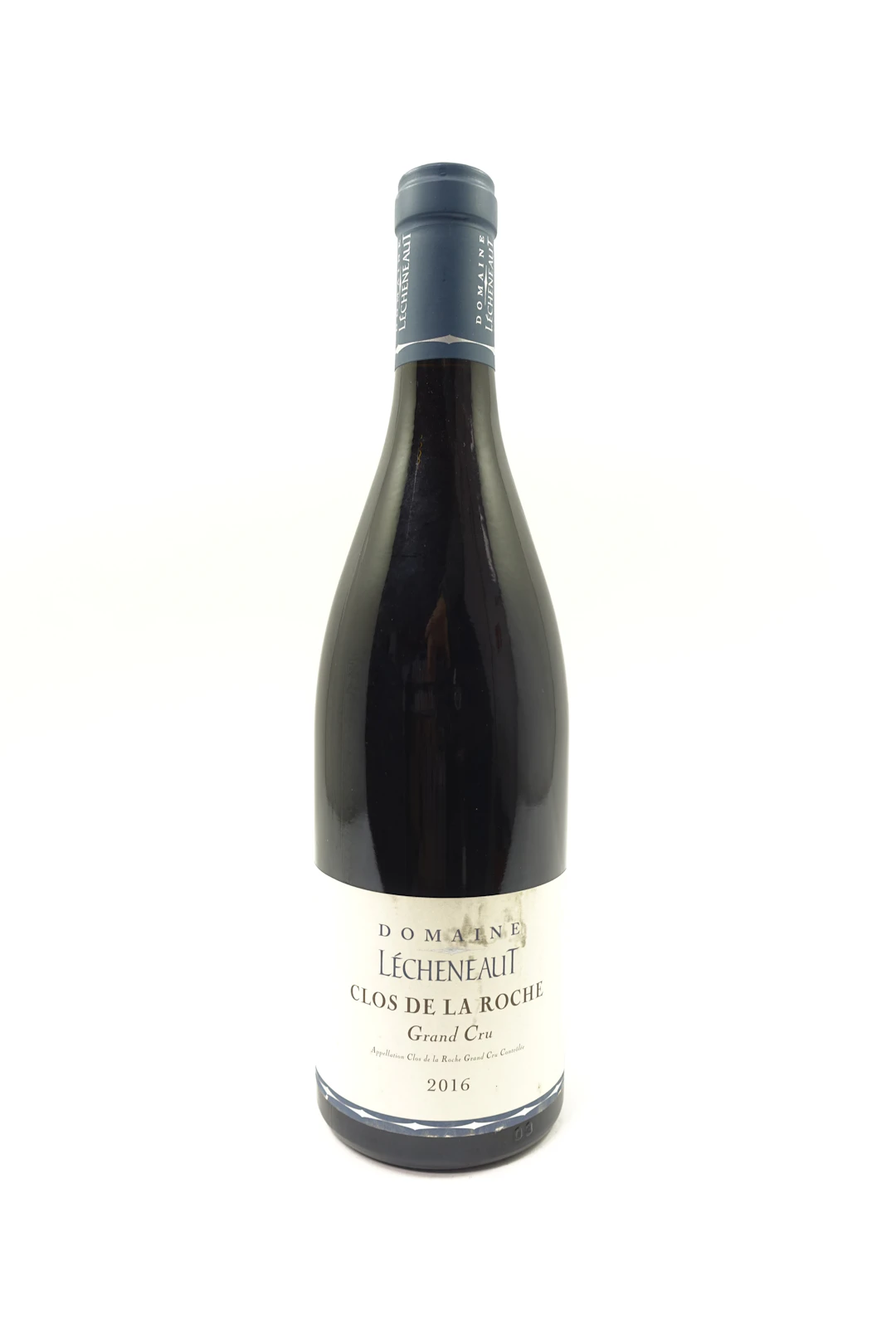 1 bt CLOS DE LA ROCHE 2016 Grand Cru. Domaine Lécheneaut
