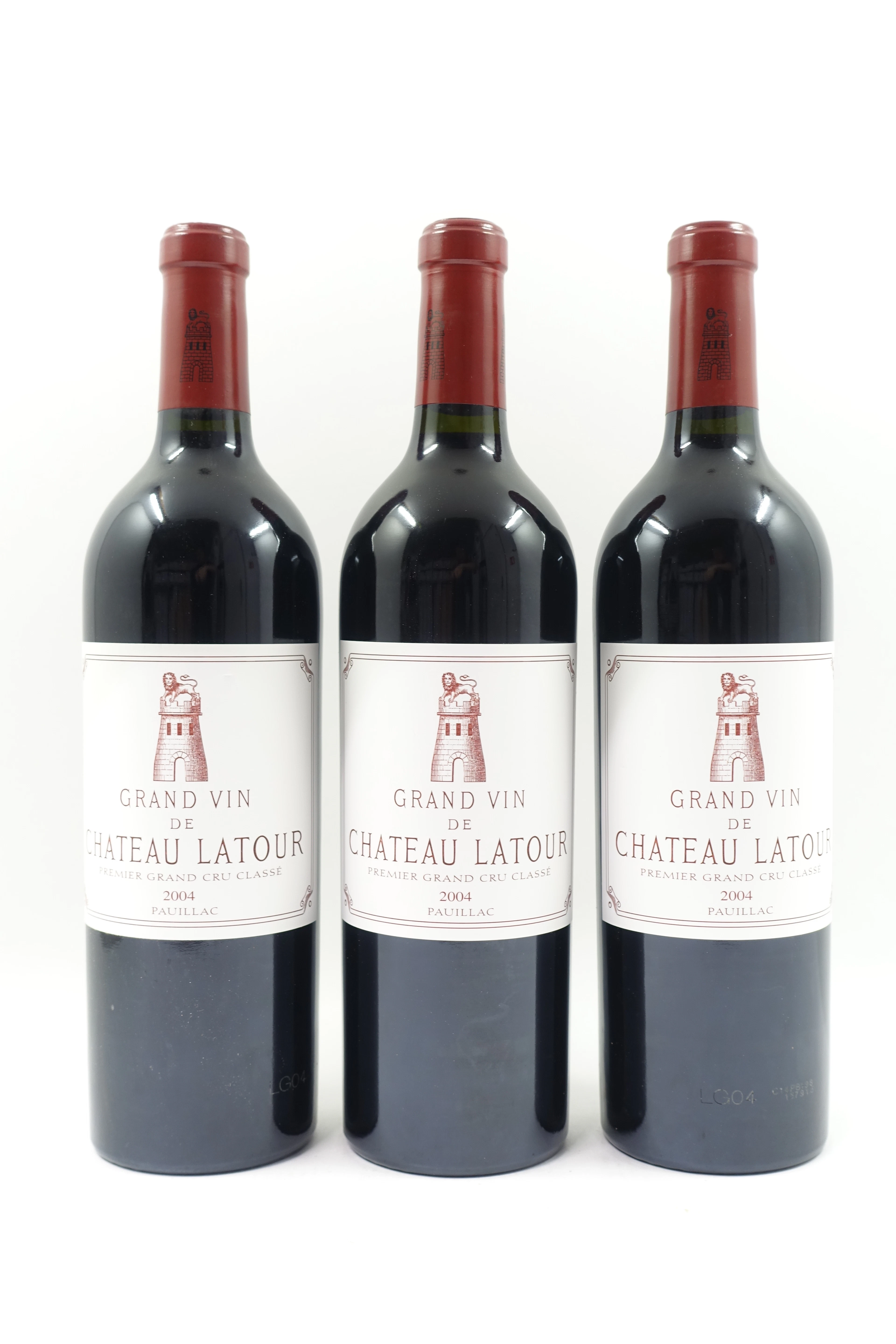 3 bts CH LATOUR 2004 1er GC Pauillac