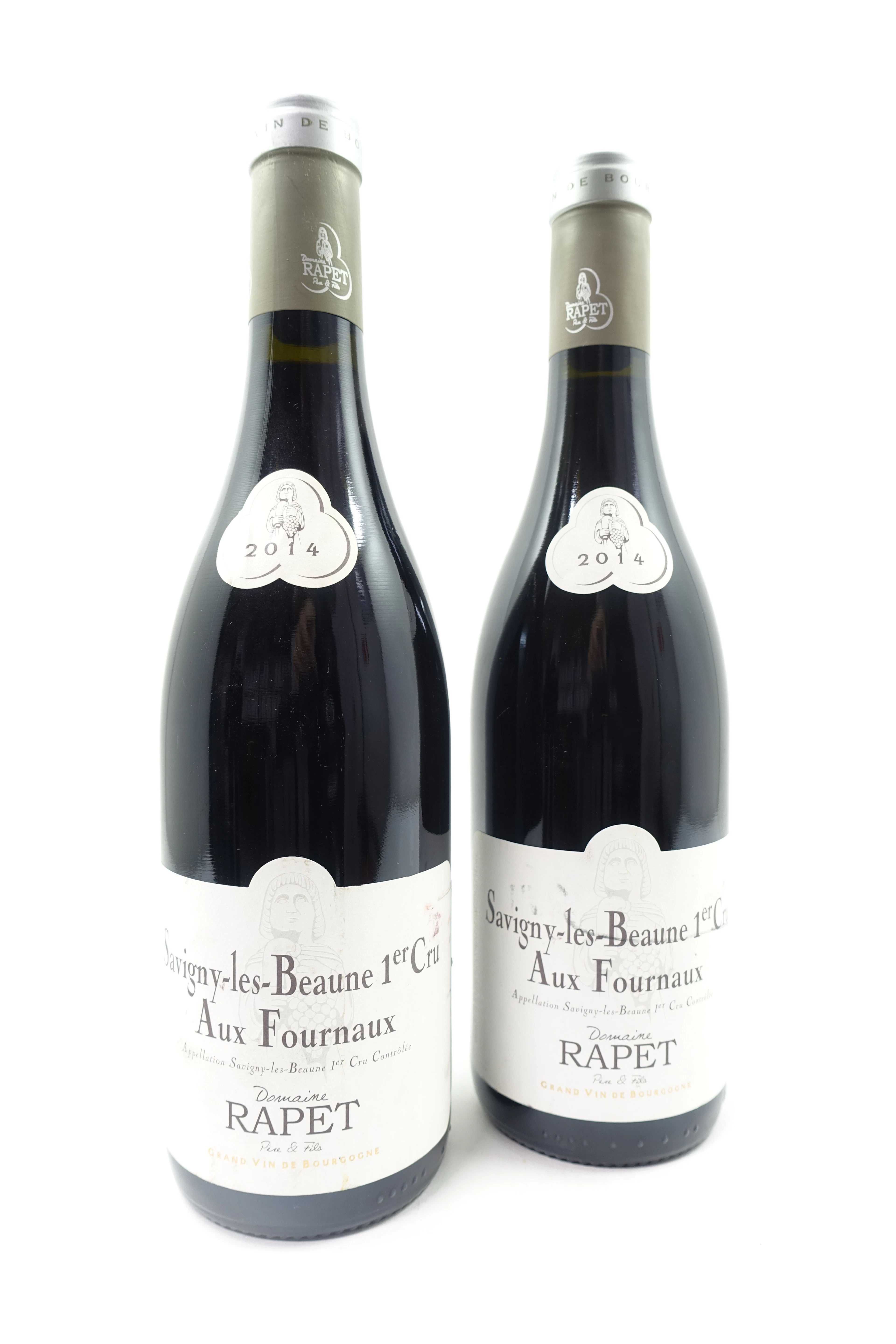 2 bts SAVIGNY LES BEAUNE 2014 (rouge) 1er Cru Aux Fournaux. Domaine