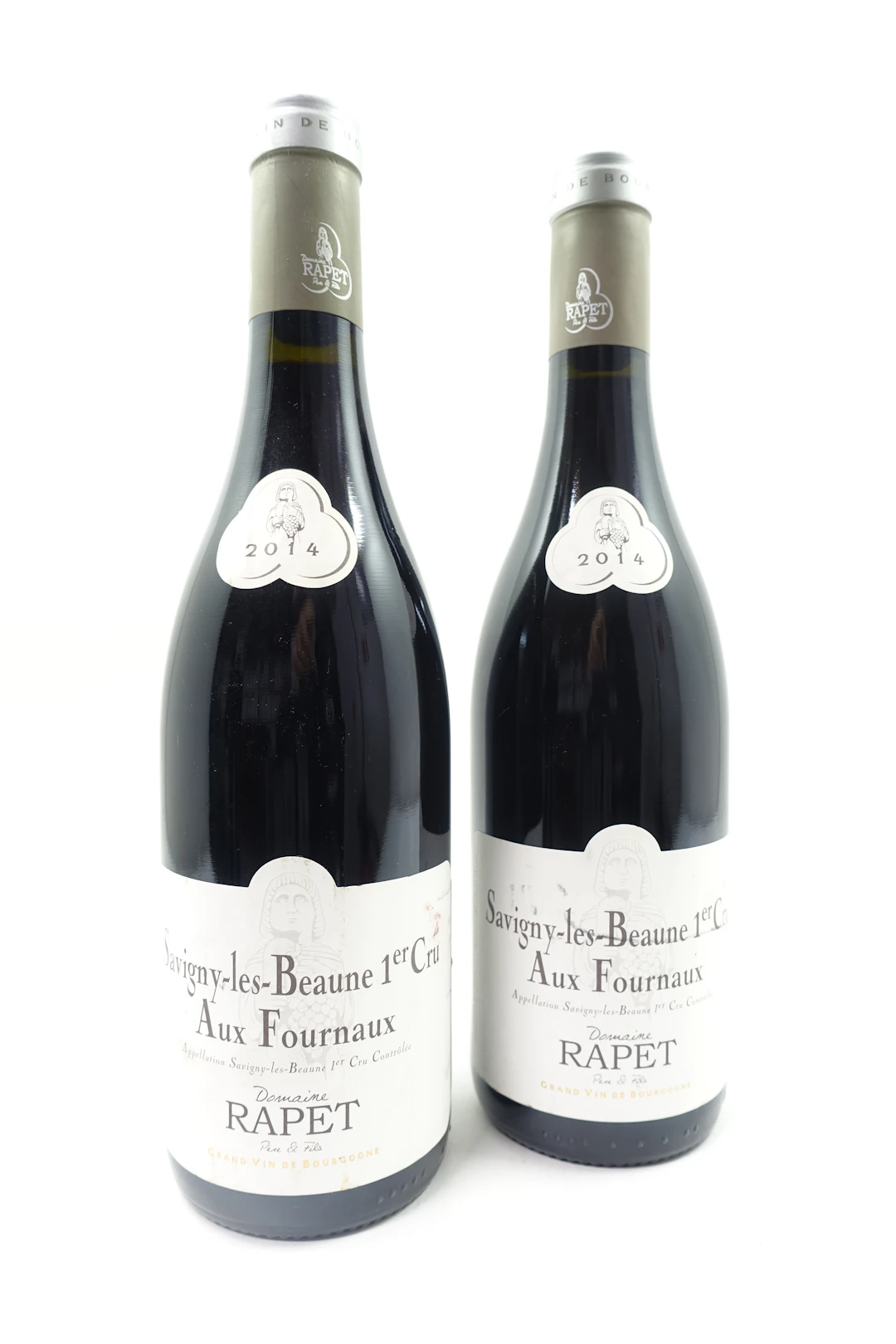 2 bts SAVIGNY LES BEAUNE 2014 (rouge) 1er Cru Aux Fournaux. Domaine