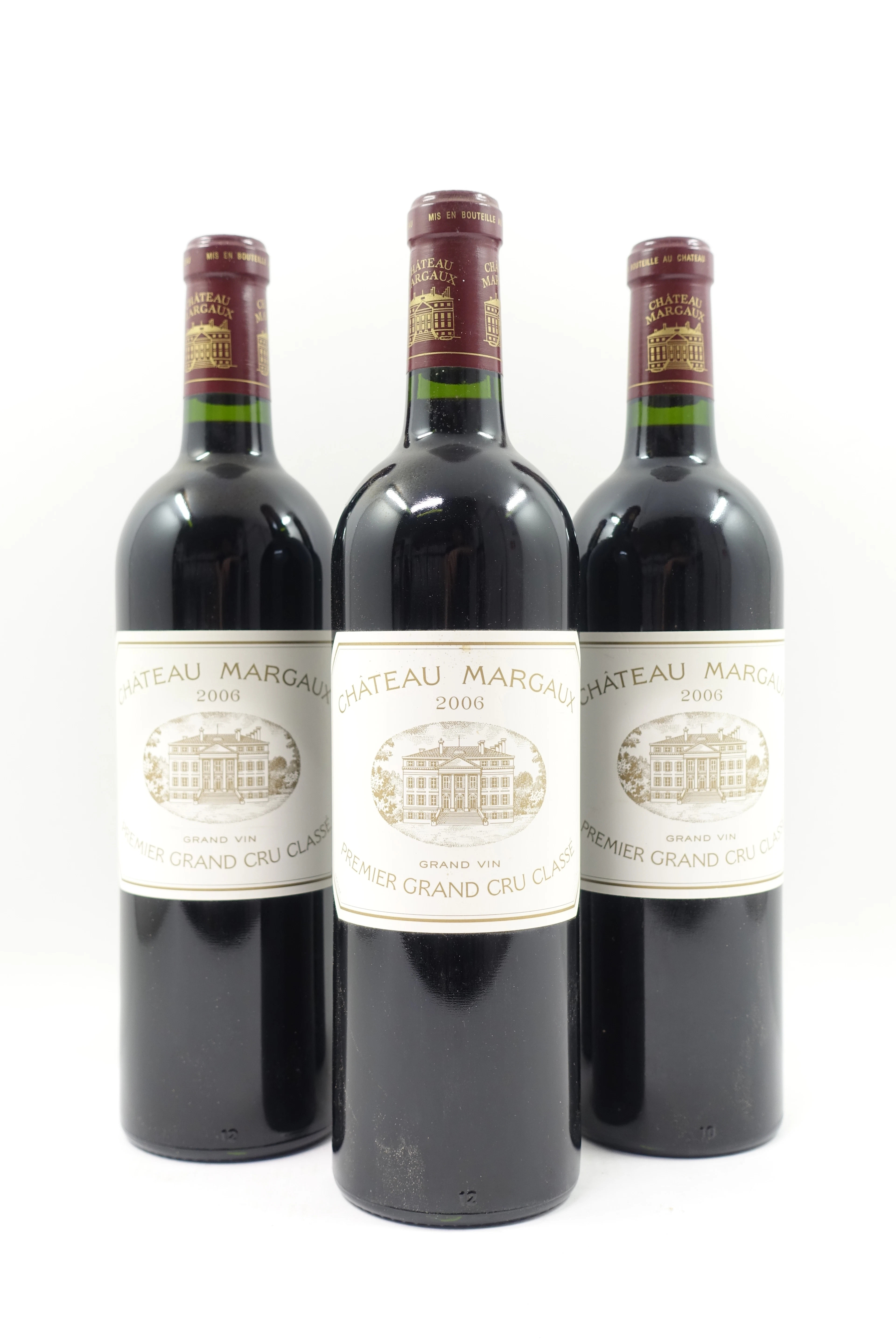3 bts CH MARGAUX 2006 1er GC Margaux