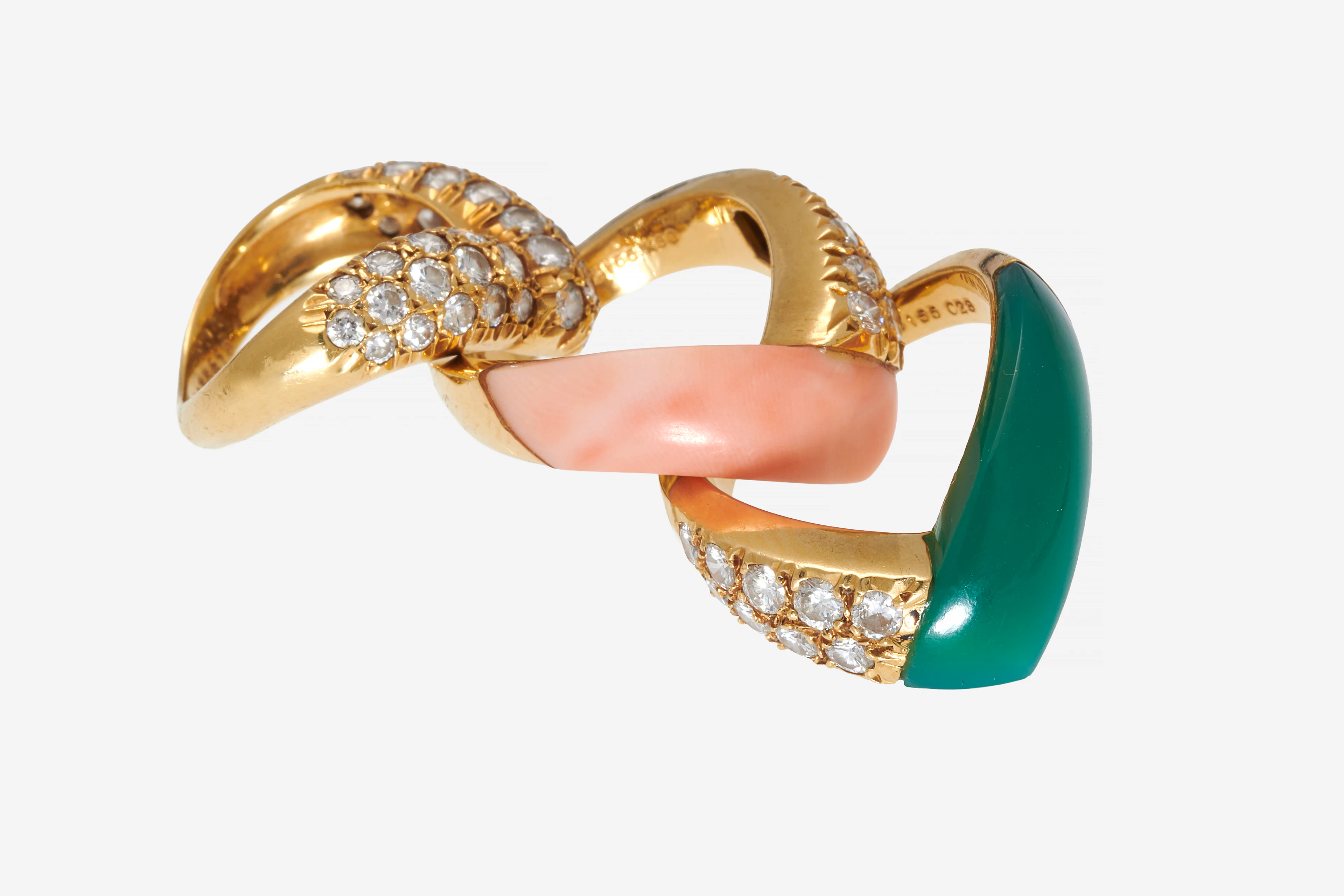 VAN CLEEF & ARPELS Suite de trois bagues