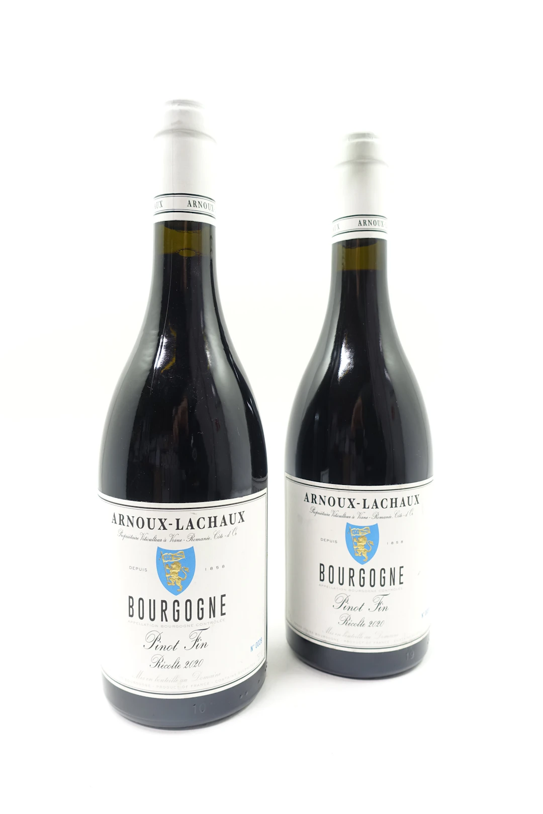 2 bts BOURGOGNE 2020 (rouge) Pinot Fin. Arnoux Lachaux