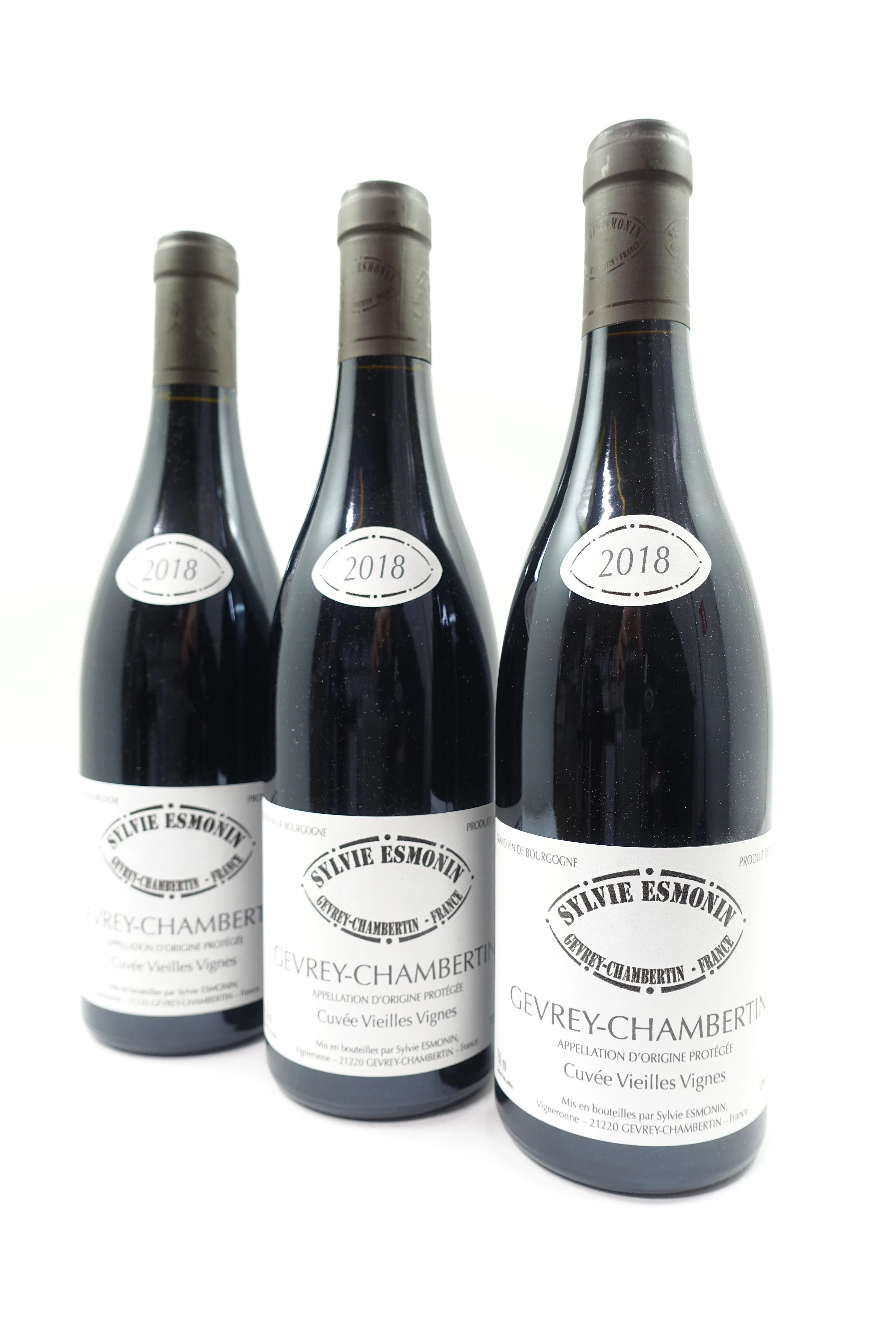 6 bts GEVREY CHAMBERTIN 2018 Vieilles Vignes. Sylvie Esmonin