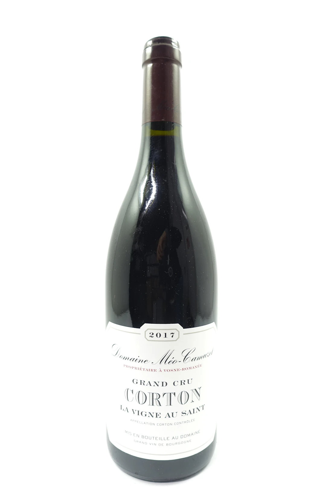 1 bt CORTON 2017 Grand Cru La Vigne au Saint. Domaine Méo Camuzet