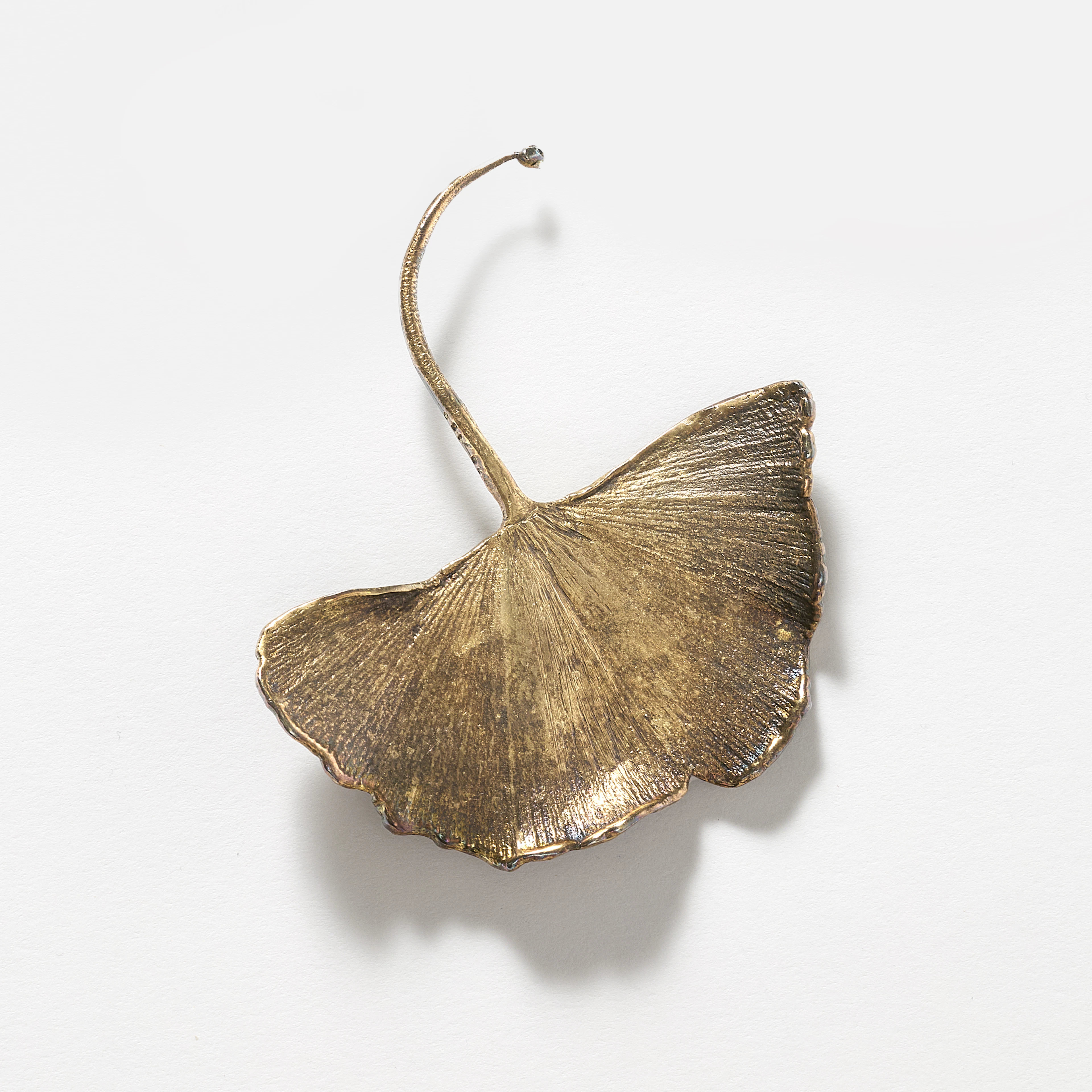 Claude LALANNE 1925-2019 Broche « Gingko » – modèle créé circa 1990