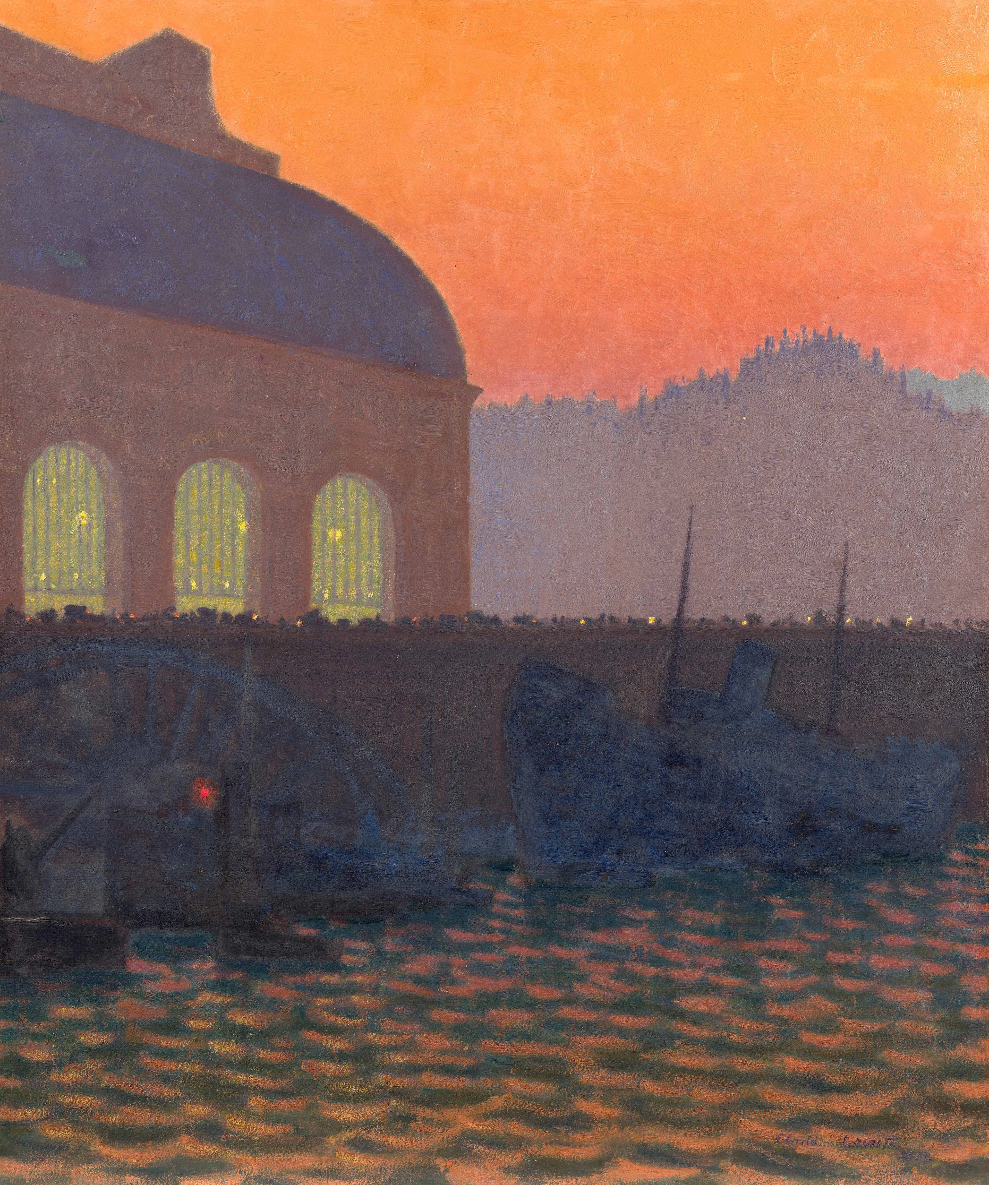 Soir de Partance, « Crépuscule d'or rouge. Gare d'Orsay. Bateaux noirs » - 1902