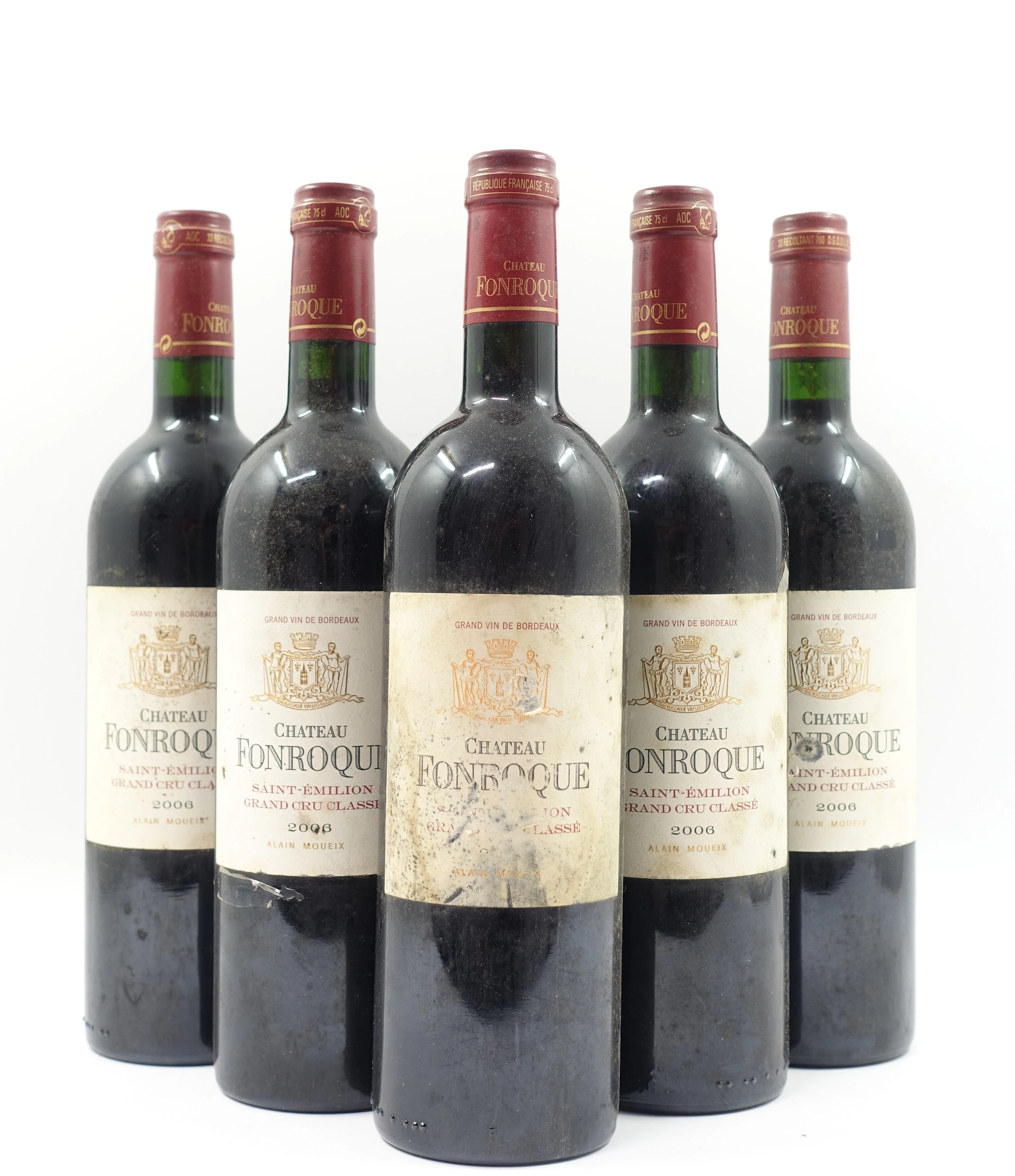 5 bts CH FONROQUE 2006 GCC Saint Emilion